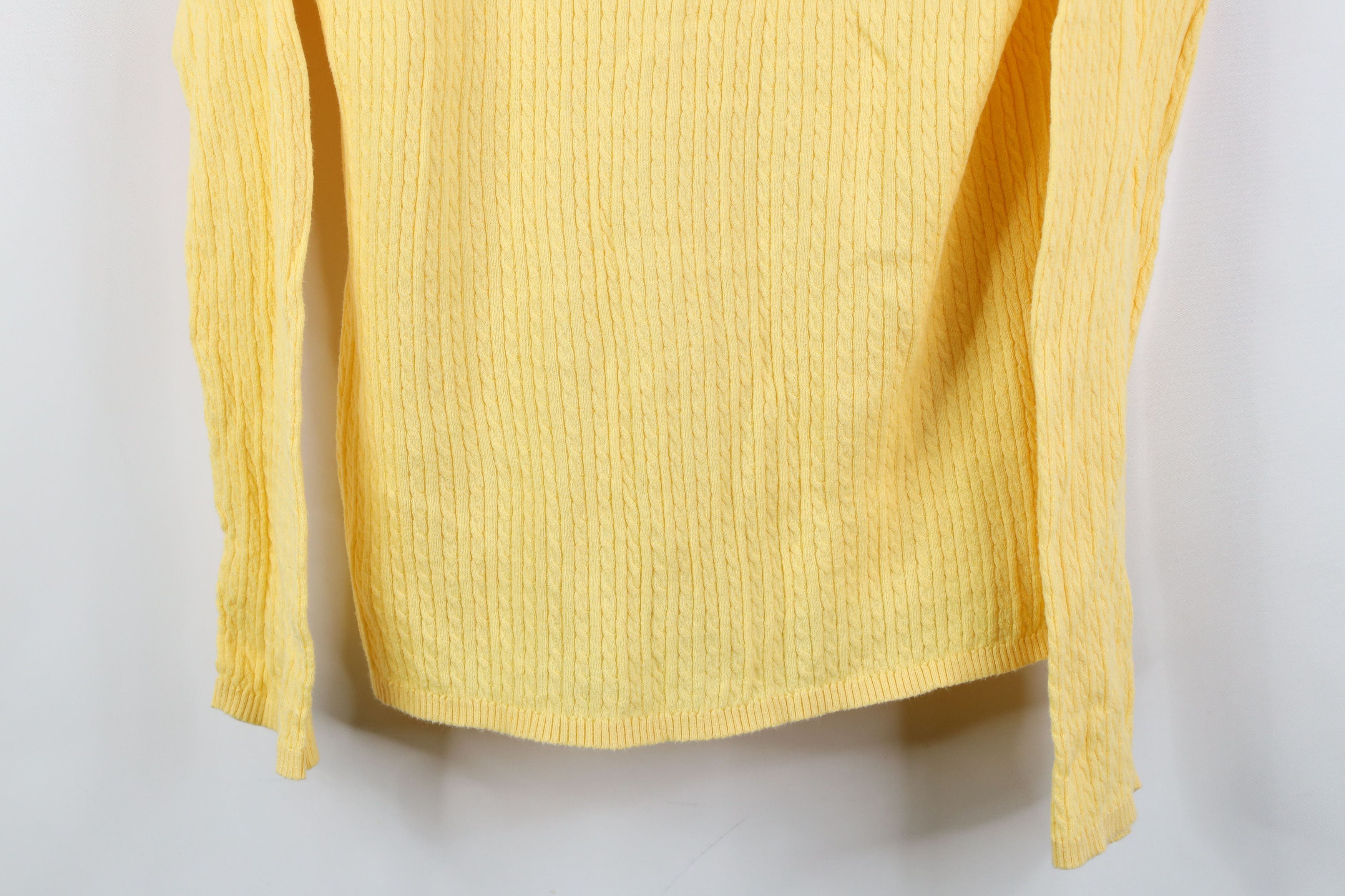 Ralph Lauren Vintage 90s Y2K Ralph Lauren Lightweight Cable Knit Sweater Size L / US 10 / IT 46 - 3 Thumbnail