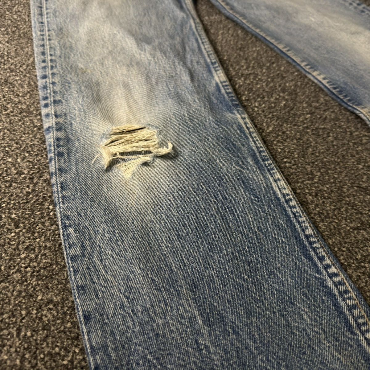 Levi's Vintage Clothing 🇺🇸 Vintage Levis 791-0117 Distressed Aging Wash 70s 80s Denim Size US 28 / EU 44 - 6 Thumbnail