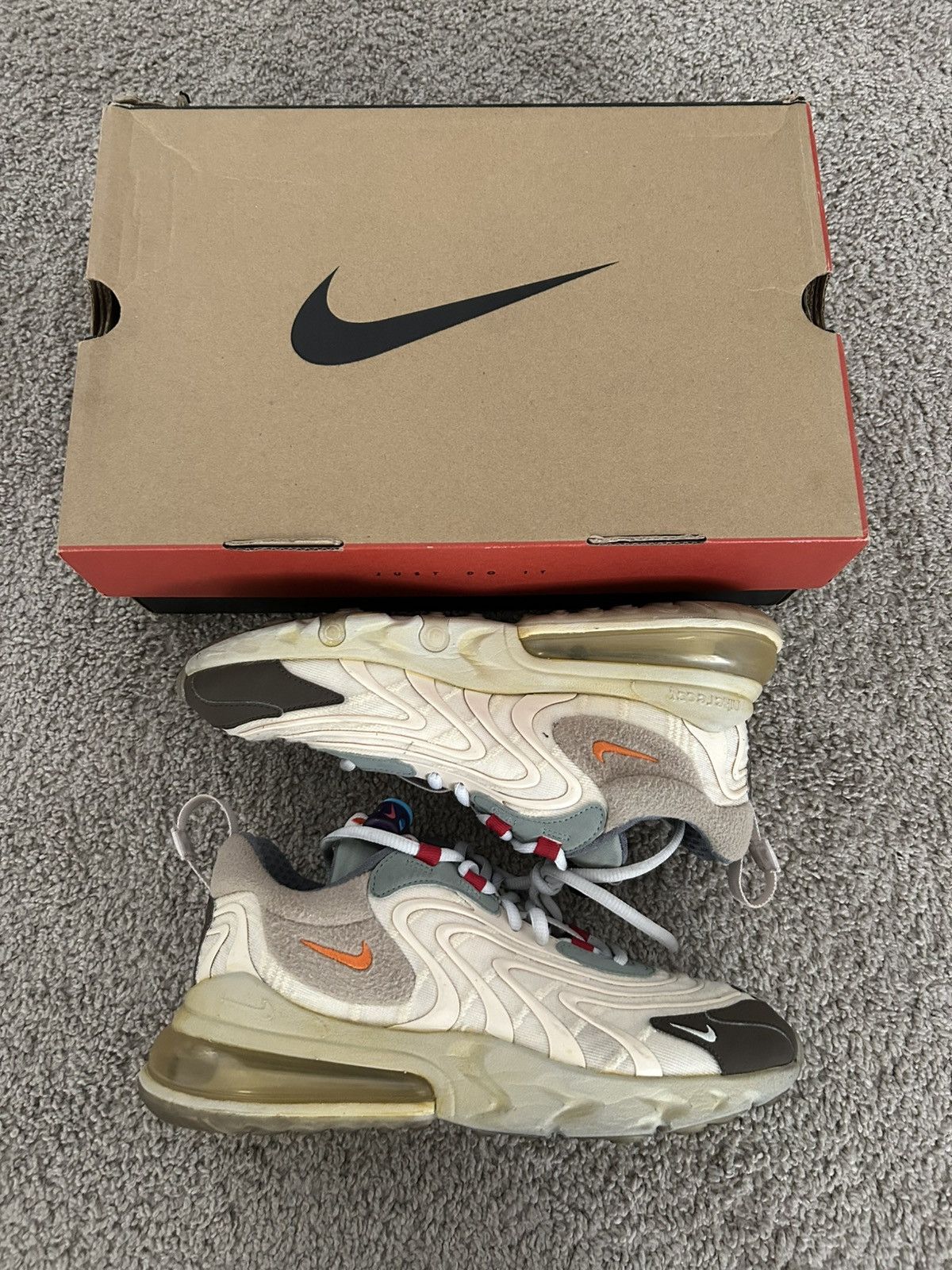 Travis Scott X Nike Air Max 270 'Cactus Trails' Size