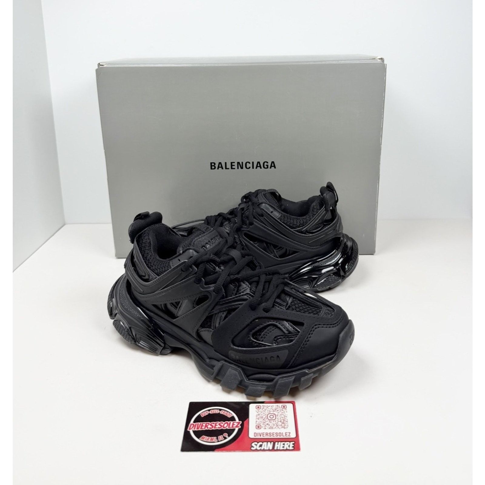 Balenciaga Size 34EU/4W - Balenciaga Track Clear Sole NEW Size US 4 / IT 34 - 1 Thumbnail