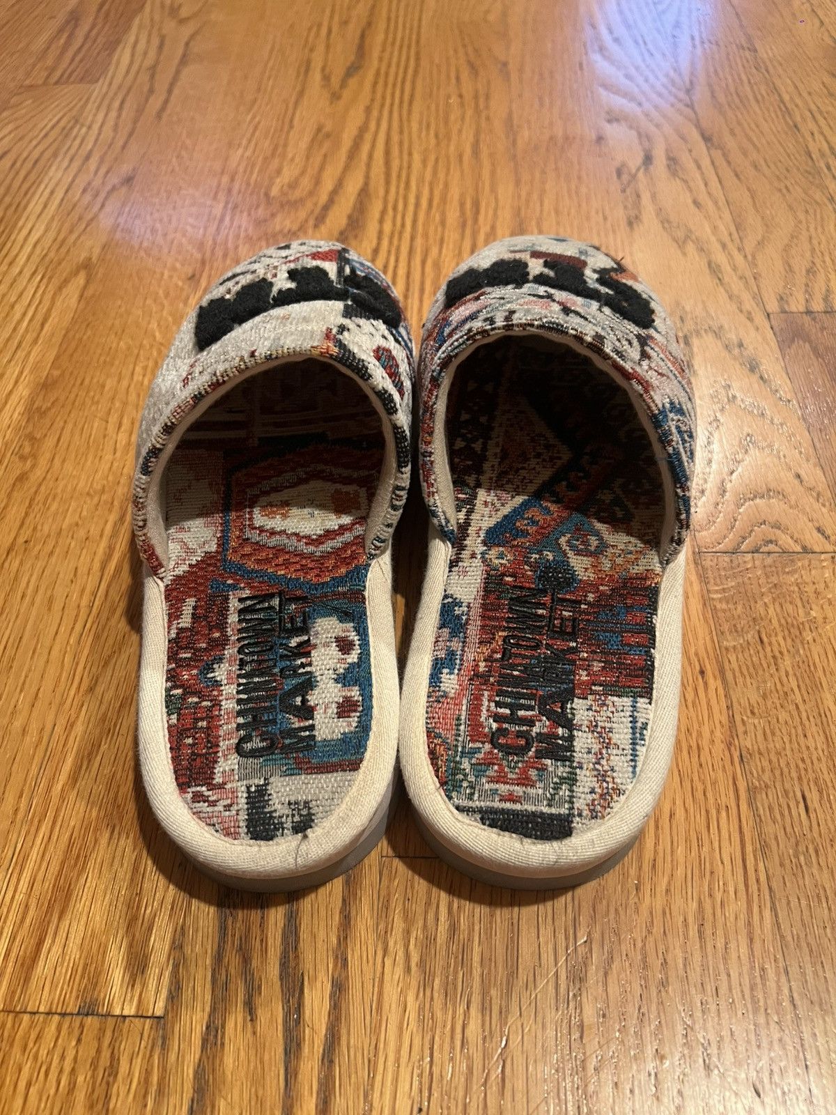 Market SIZE SMALL CHINATOWN MARKET PATCHWORK “HOTEL SLIPPERS” Size US 8 / EU 41 - 4 Thumbnail