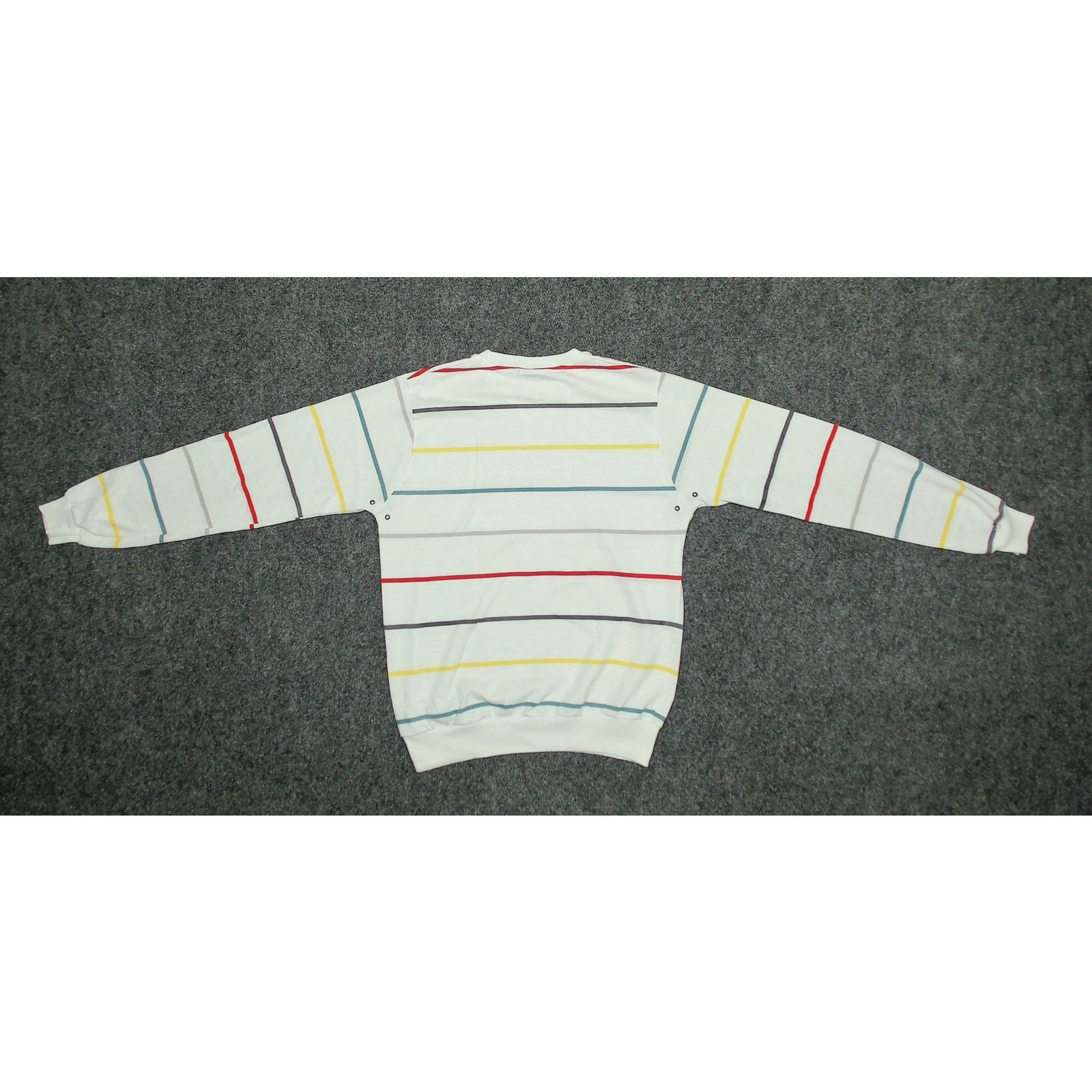 American Eagle Outfitters 90s USA American Eagle Striped V-Stitch Pullover Size US M / EU 48-50 / 2 - 6 Thumbnail