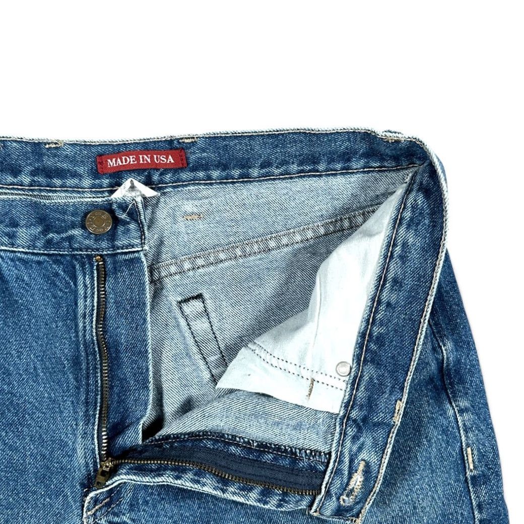 Vintage VINTAGE Ely Cattleman Jeans Mens 33x26 Blue Denim Dark Wash Western USA 90s Mens Jeans Blue Denim 90s USA Ely Cattleman Jeans Size US 33 - 4 Thumbnail