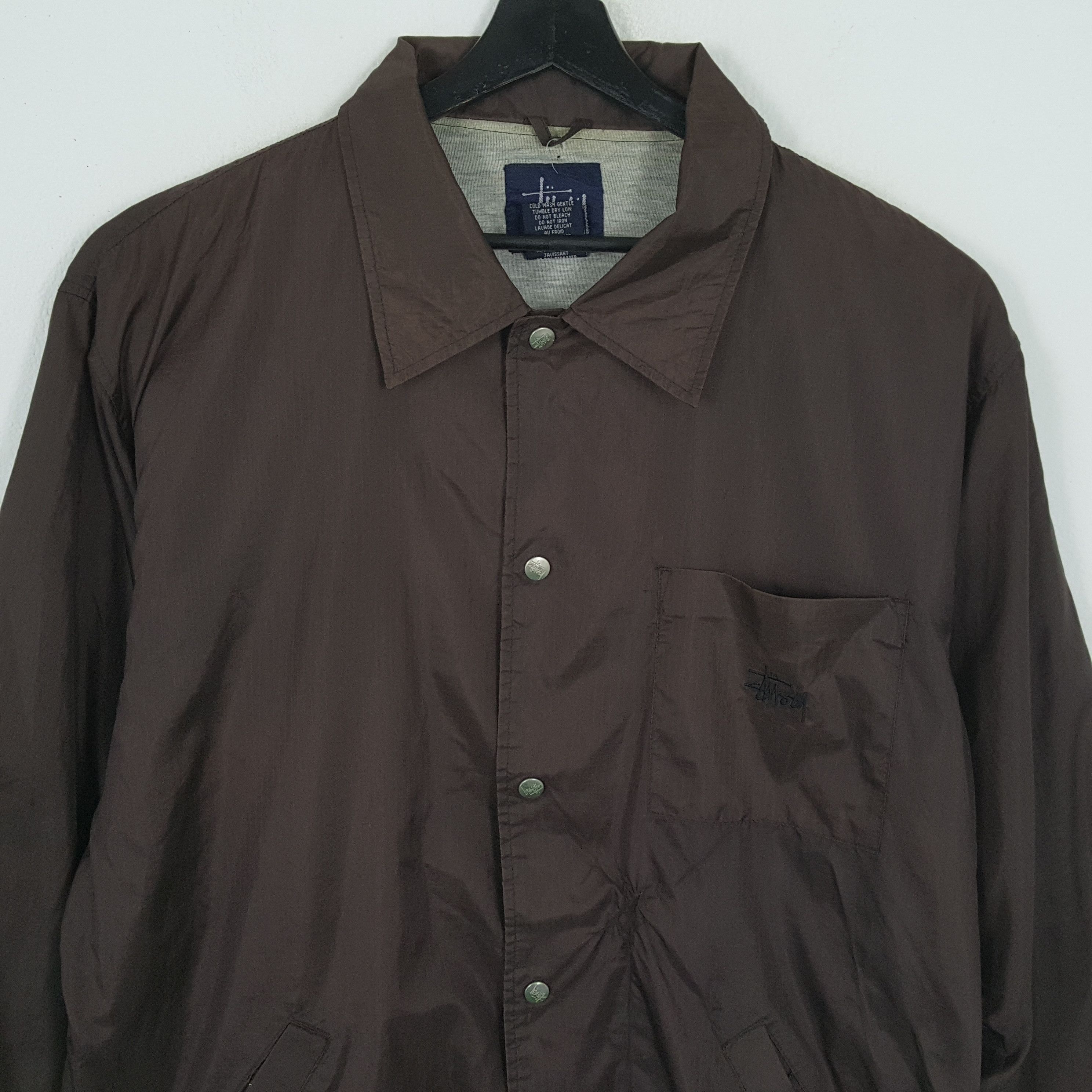 Stussy × Vintage STUSSY Streetwear Style Custom Art Jacket Size US XL / EU 56 / 4 - 4 Thumbnail