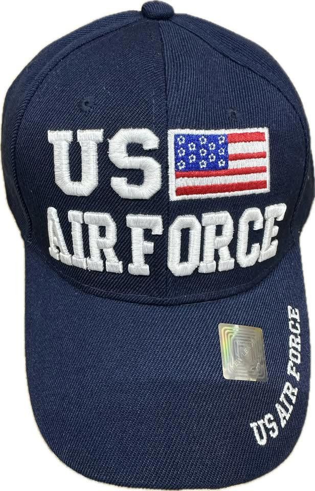 Designer US AIR FORCE Embroidered Cap Dad Hat NAVY Size ONE SIZE - 1 Thumbnail