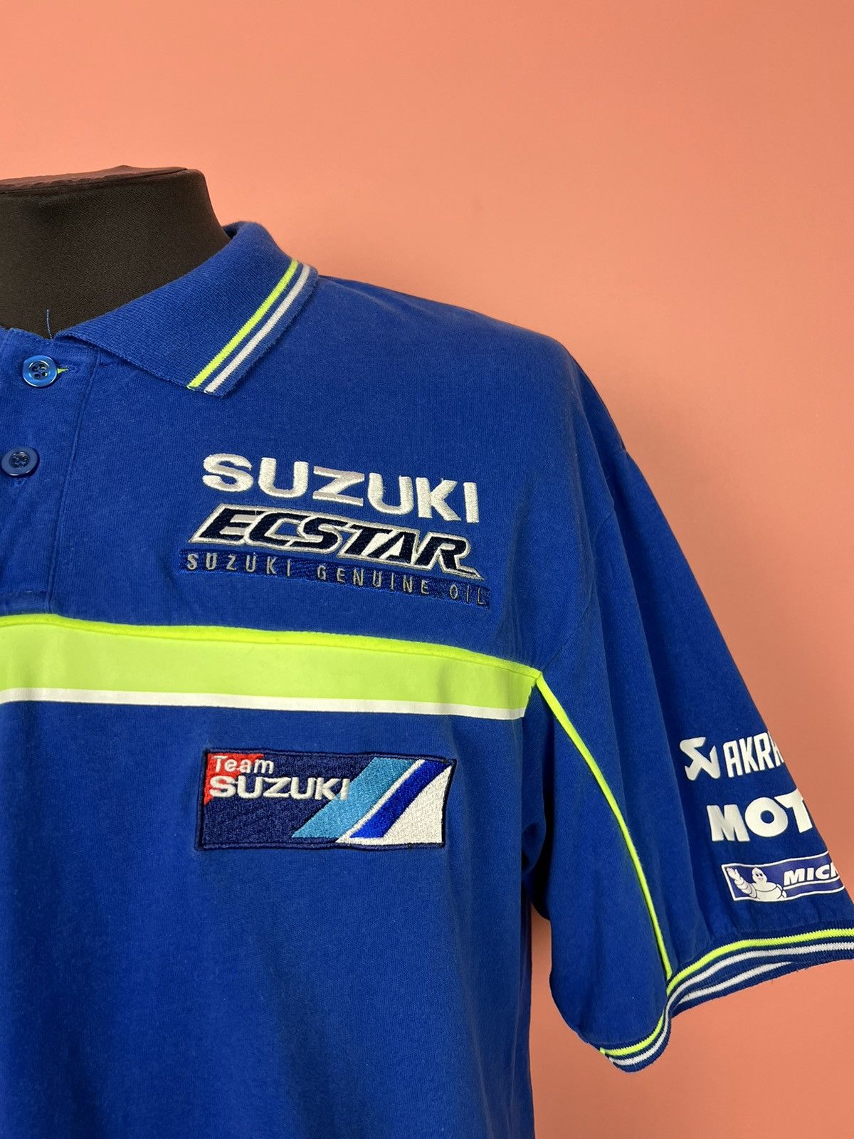 Vintage Suzuki vintage rare polo racing streetwear shirt Size US XL / EU 56 / 4 - 2 Thumbnail