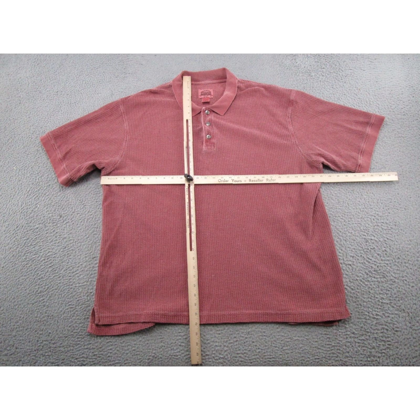 Vintage Cabela's Polo Shirt Men's 2XL Red Knit Short Sleeve 90s Outdoor Classic Dad Hunting 100% Cotton Shirt Men Size US XXL / EU 58 / 5 - 3 Thumbnail