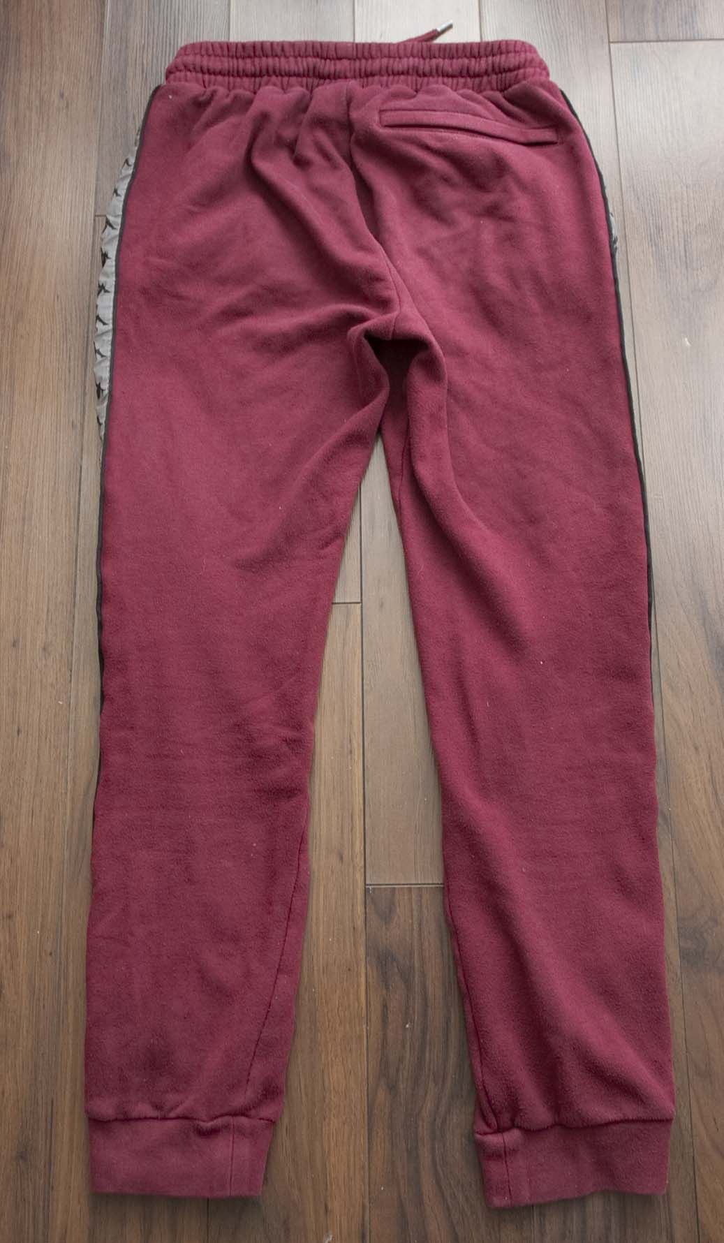 Kappa Kappa Sweatpants Jogger Size S/ 32x28.5 Burgundy Size US 32 / EU 48 - 2 Thumbnail