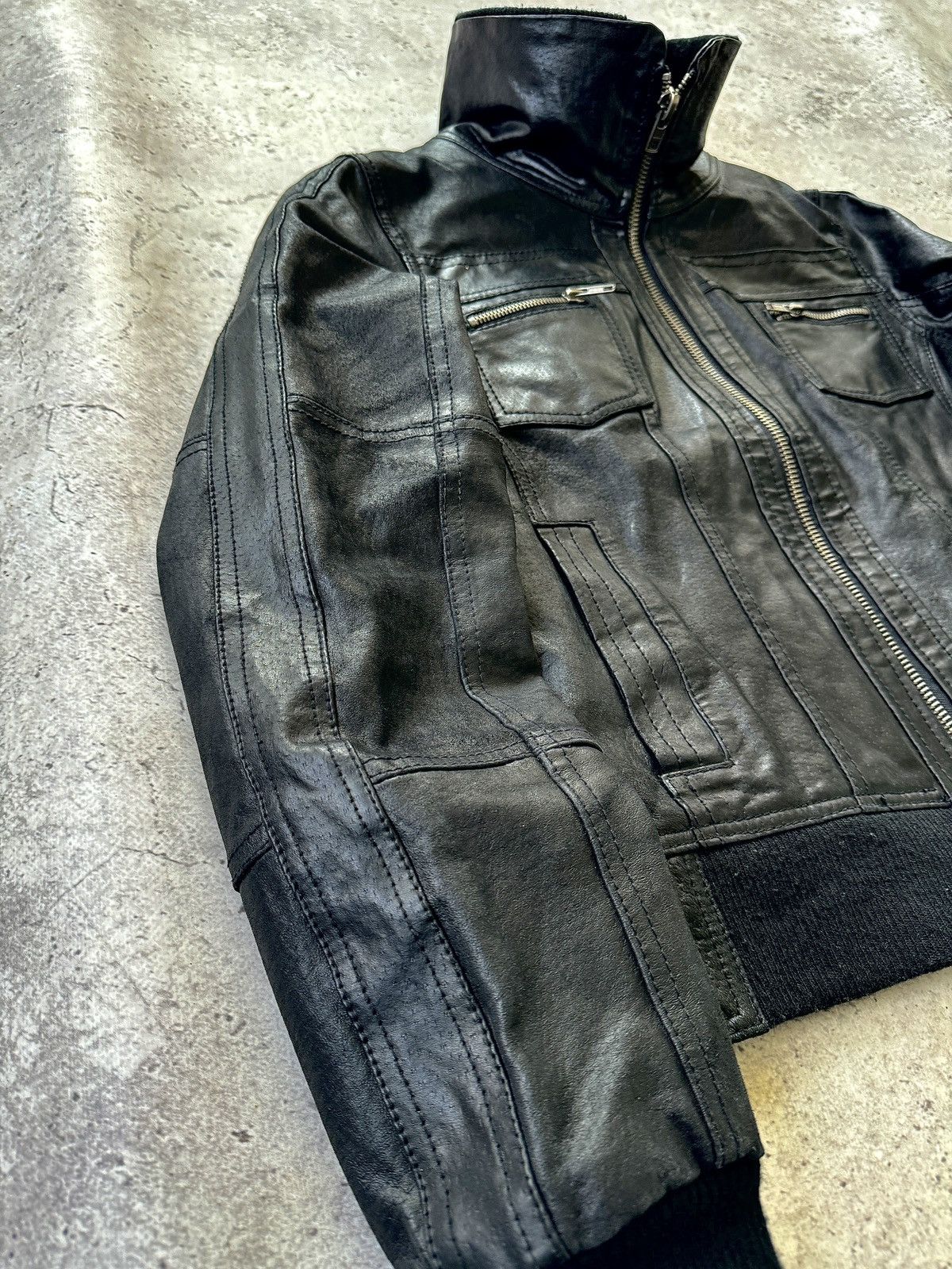 If Six Was Nine Vintage HardStone Leather Japanese Leather Jacket Size US S / EU 44-46 / 1 - 3 Thumbnail