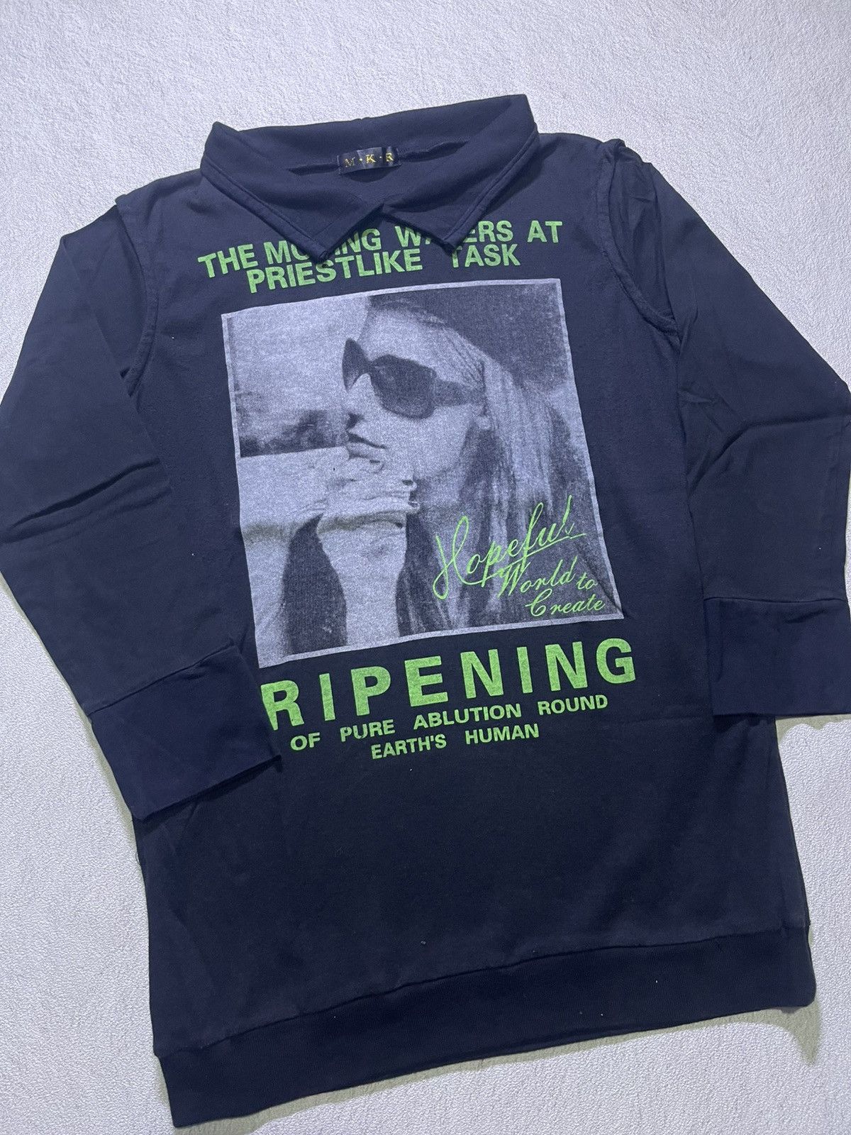 Japanese Brand VINTAGE Y2K M.K.R long sleeve tshirt Size US M / EU 48-50 / 2 - 2 Thumbnail