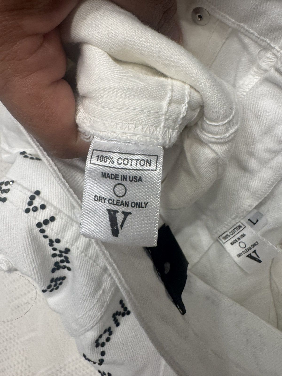 Vlone Unreleased Vlone Rhinstone Runway Pants Size US 36 / EU 52 - 9 Thumbnail