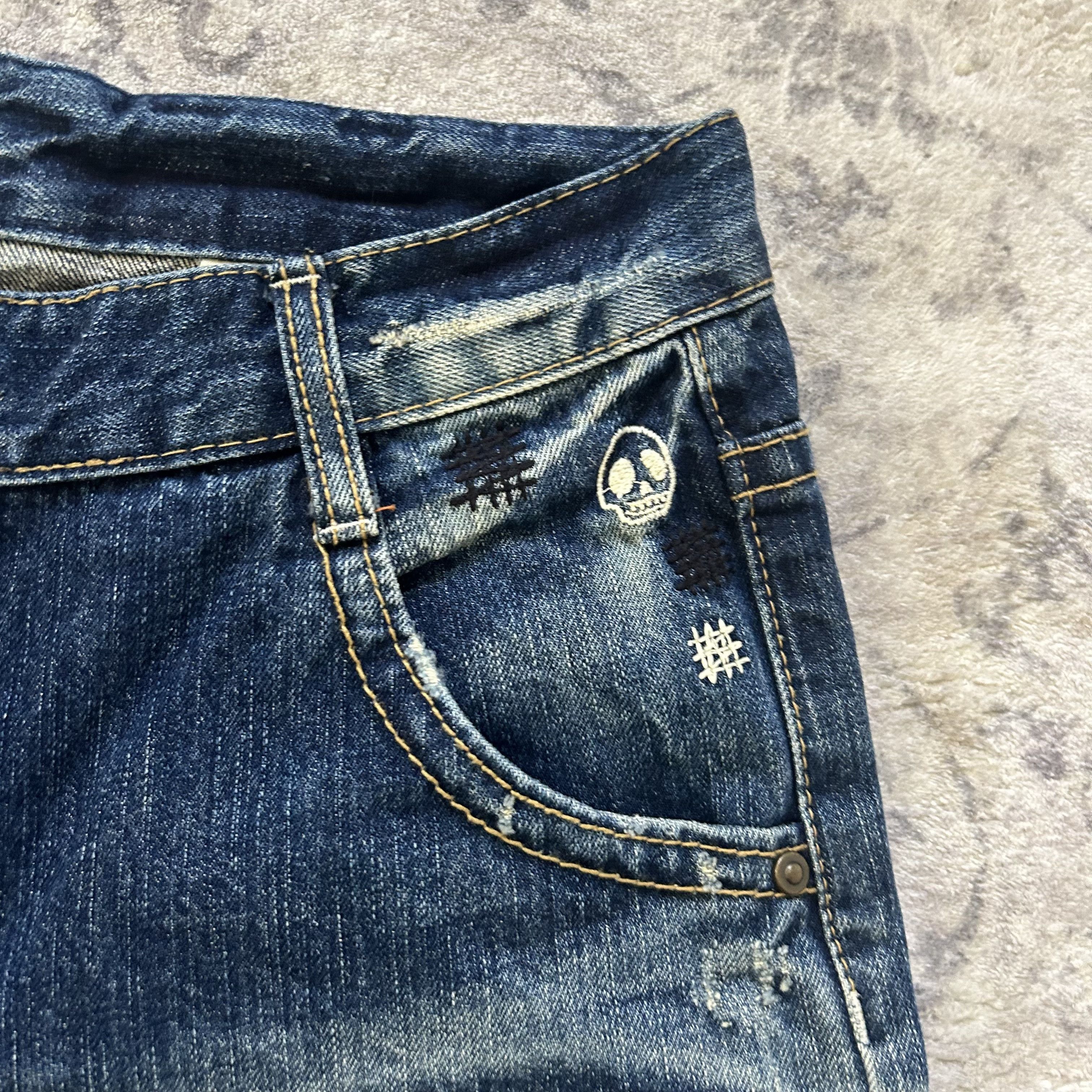 Japanese Brand Lolita Heart Jean Shorts Size 28" / US 6 / IT 42 - 3 Thumbnail