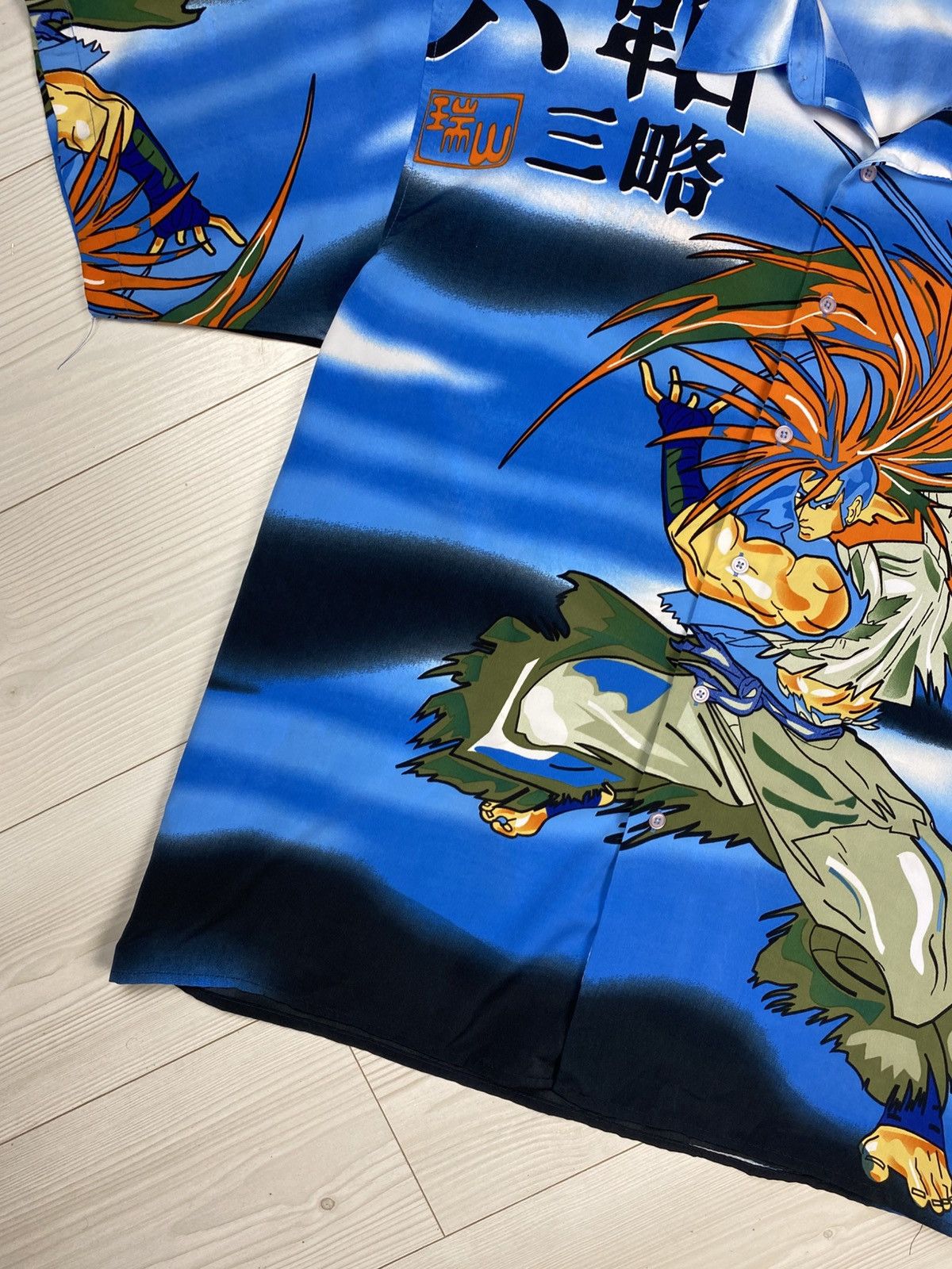 Anime Vintage Samurai Anime Rare Button Up Oversize Shirt y2k Size US XL / EU 56 / 4 - 5 Thumbnail