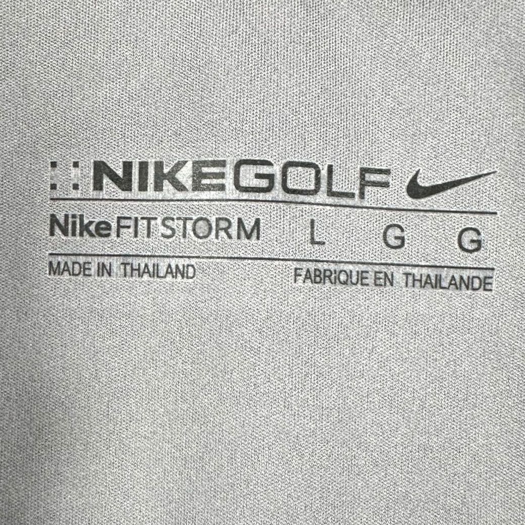 Nike Nike Golf Windbreaker Jacket Mens Large Fit Storm Grey Yellow Full Zip Pockets Size US L / EU 52-54 / 3 - 6 Thumbnail