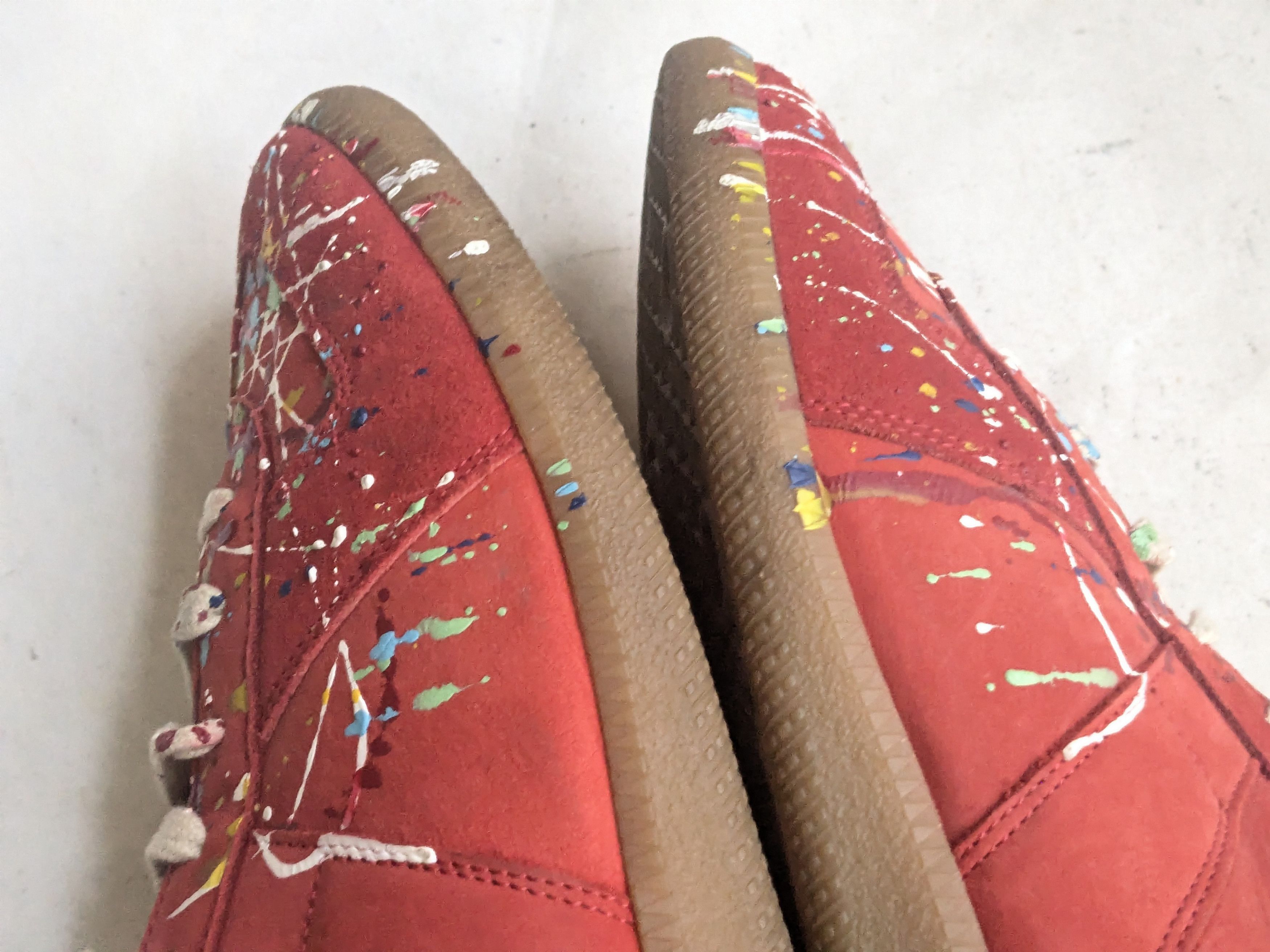 Maison Margiela Maison Margiela Replica GAT Red Paint Splatter 10 43 Size US 10 / EU 43 - 11 Thumbnail