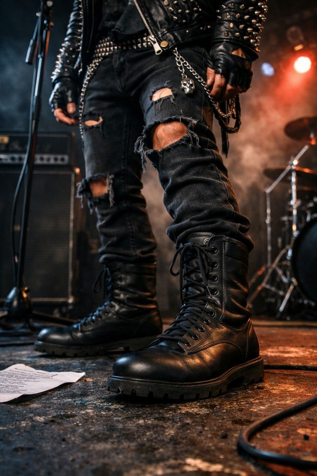 Other Vintage Canadian Military Black Combat Boots Size US 11 / EU 44 - 13 Thumbnail