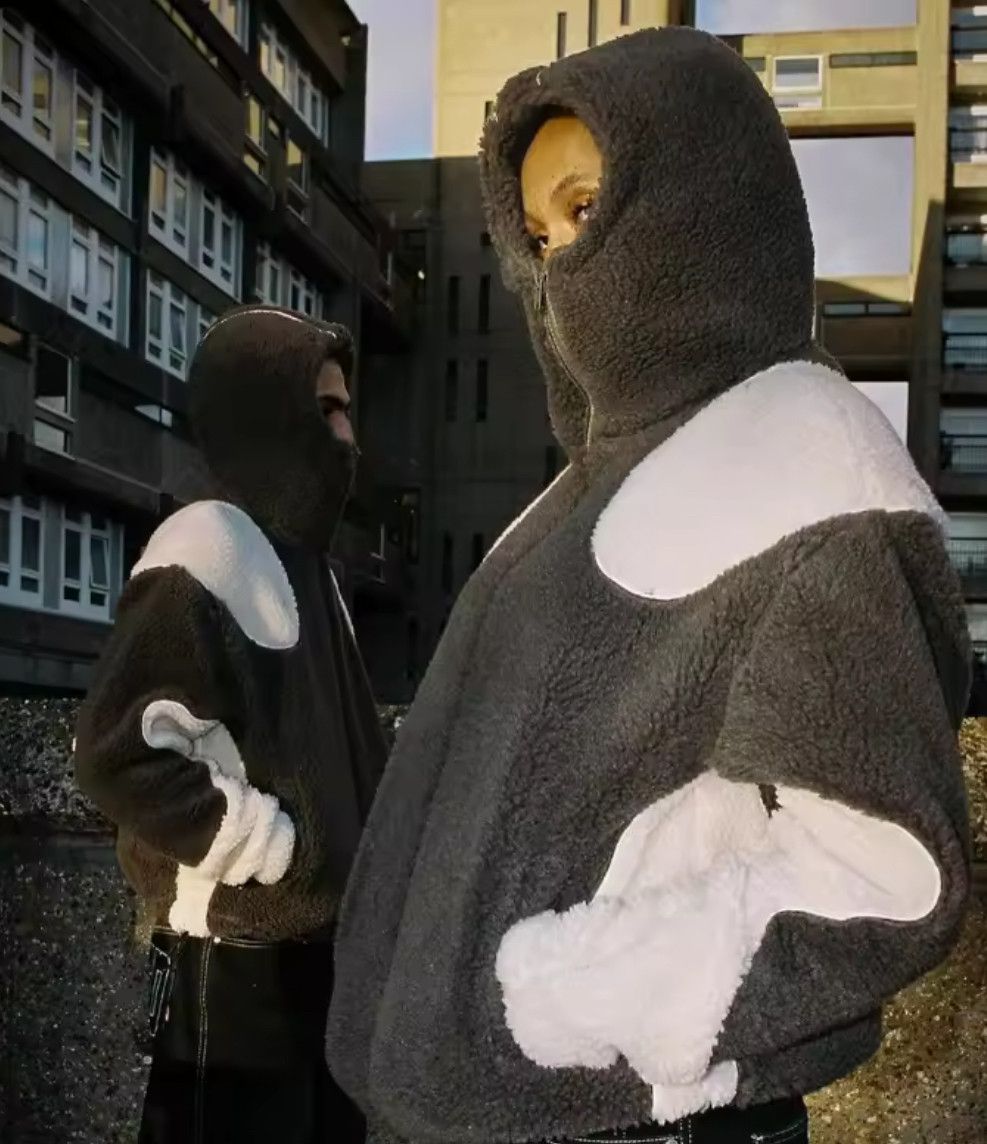 Other Y2K Fleece Jacket Streetwear Hiphop Zipper Hoodie Coat Size US XL / EU 56 / 4 - 3 Thumbnail