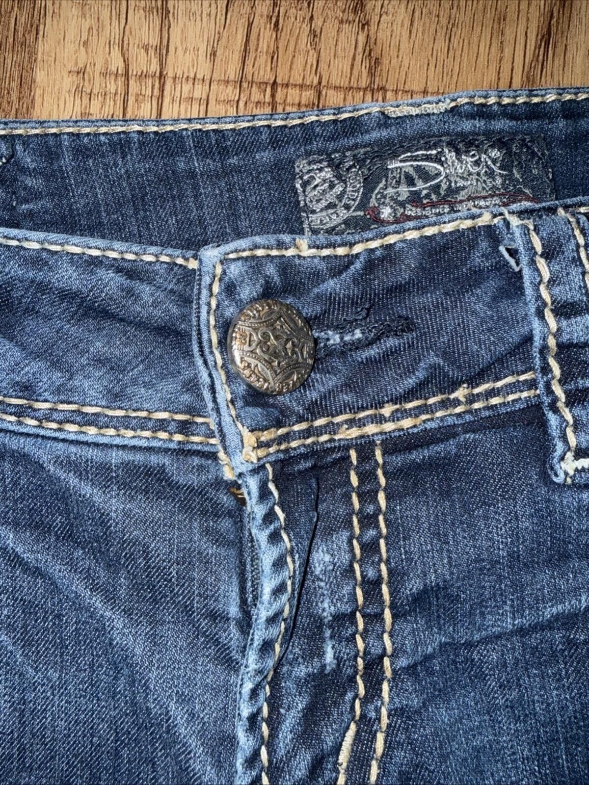 Silver Jeans Co. Silver Jeans SUKI 17 Blue Bootcut Stretch Embellished Pocket Size 27" / US 4 / IT 40 - 6 Thumbnail