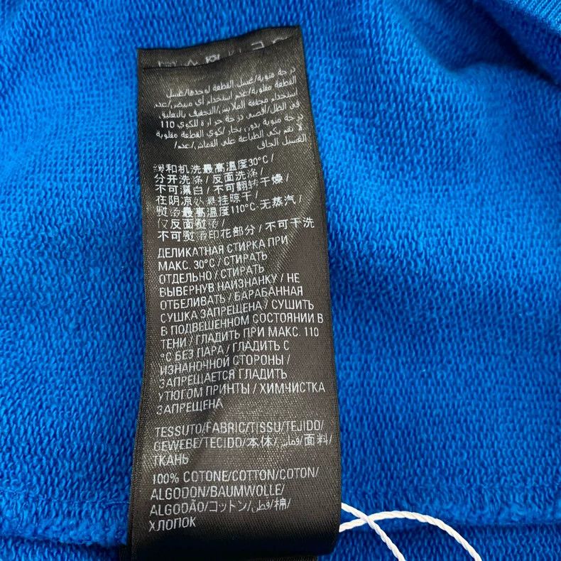 Balenciaga Balenciaga Blue logo monogrammed cotton hooded long-sleeve Size US L / EU 52-54 / 3 - 7 Thumbnail