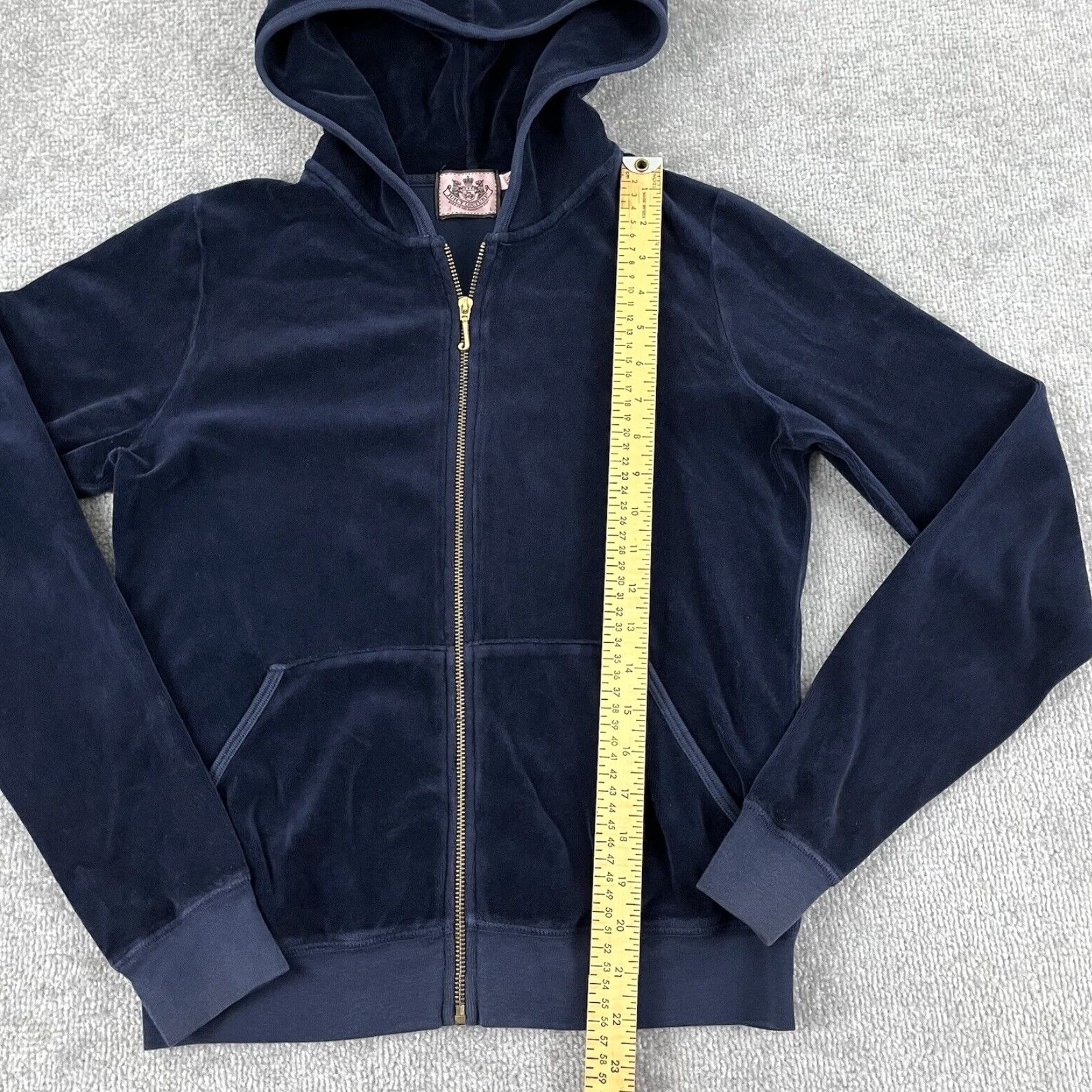Juicy Couture JUICY COUTURE Hooded Jacket Womens Large Blue Camouflage Zip Up Athleisure Retro Size L / US 10 / IT 46 - 5 Thumbnail