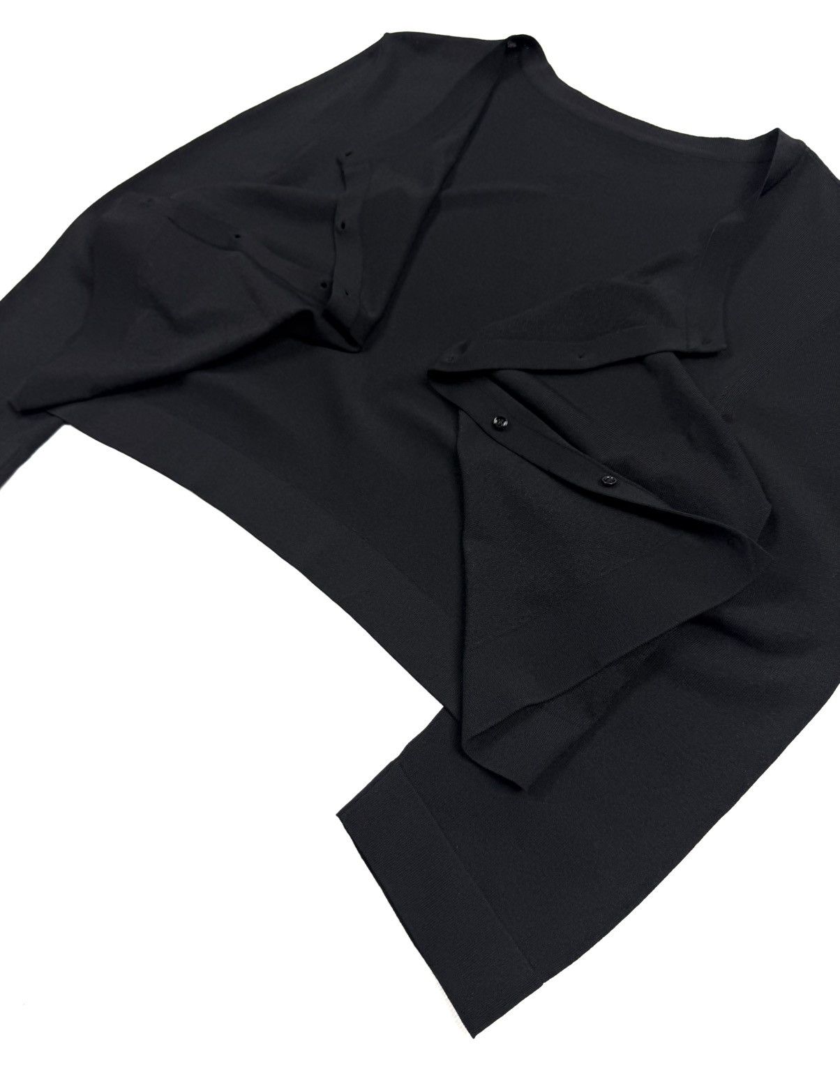 Alaia Alaia Archive Black Cropped Button Viscose Cardigan Size 42 Size M / US 6-8 / IT 42-44 - 6 Thumbnail