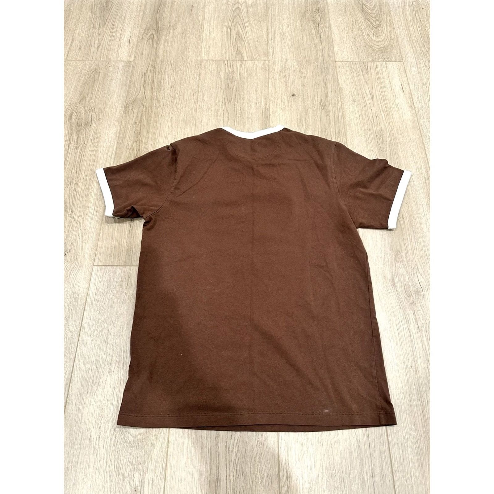 Coach Coach Shirt Womens M Brown Alpine Club Skiing Shrunken Ringer Short Sleeve Size M / US 6-8 / IT 42-44 - 7 Thumbnail