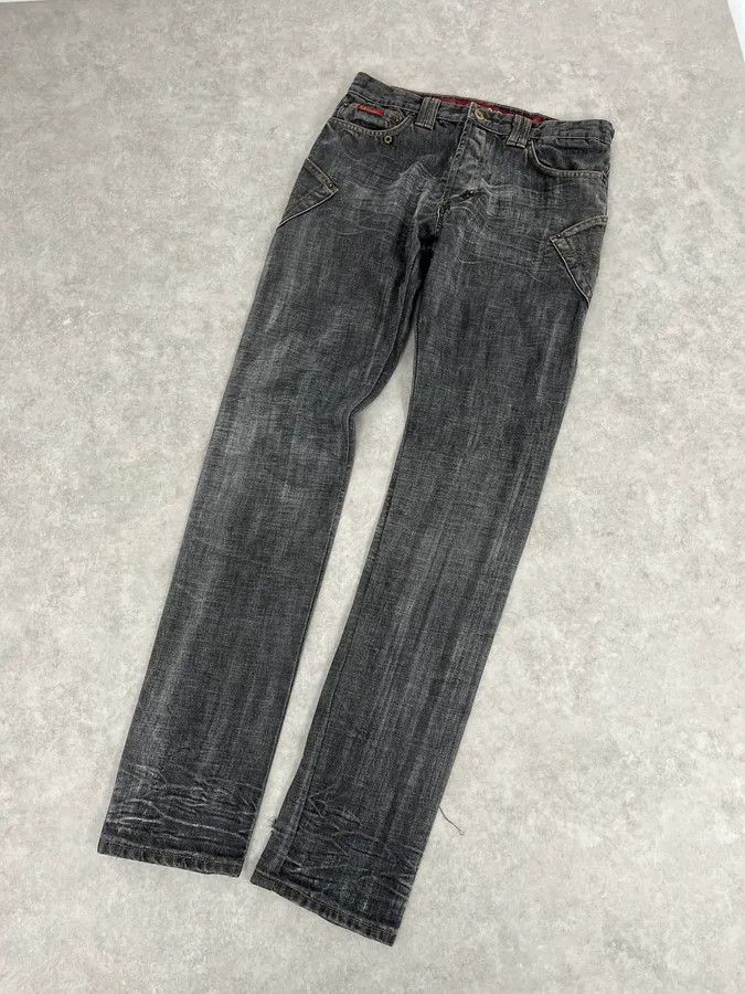Dolce & Gabbana AW2003 Dolce & Gabbana Raw Grey Slim Denim Jeans Size US 30 / EU 46 - 5 Thumbnail