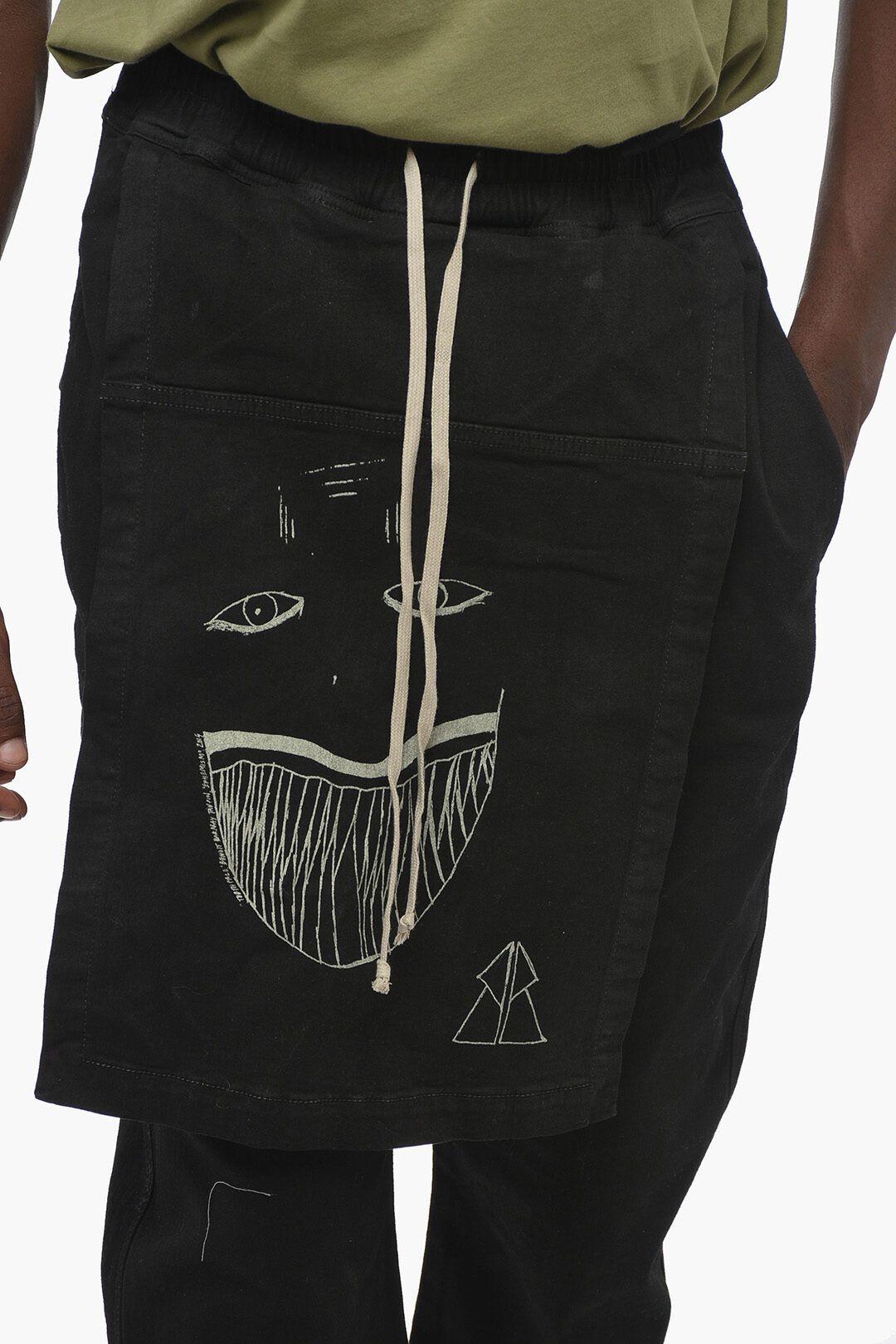 Rick Owens og1mm1025 Loose Fit Toothface Belas Pant in Black Size US 30 / EU 46 - 3 Thumbnail