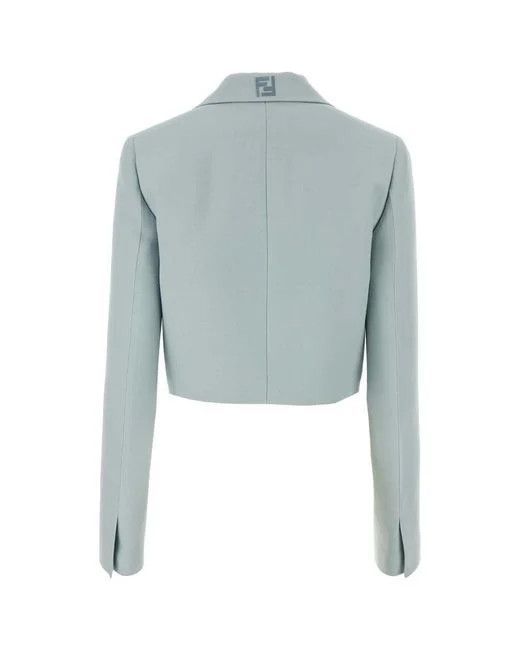 Fendi o1s1wg110225 Jacket in Grey Size S / US 4 / IT 40 - 2 Thumbnail