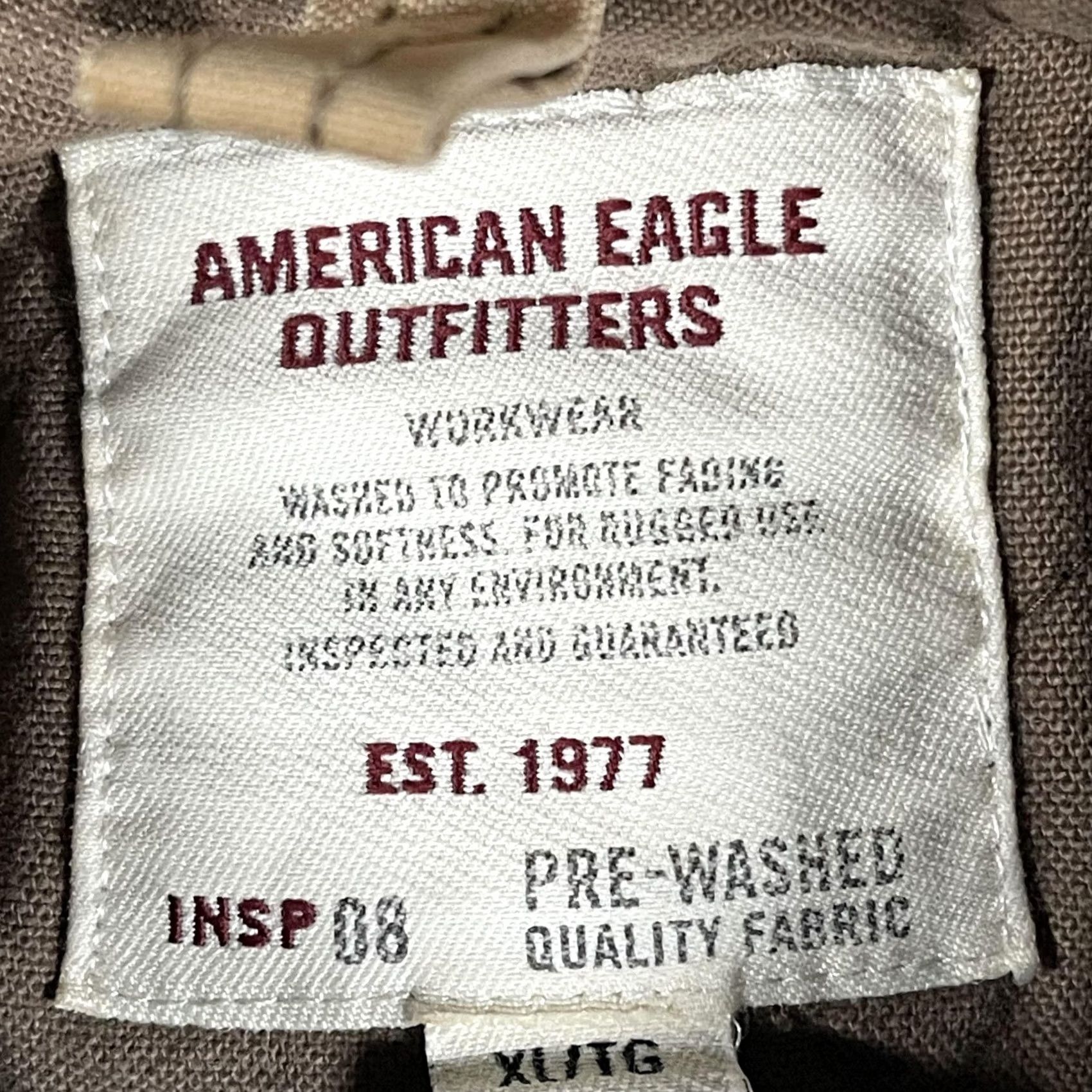 American Eagle Outfitters American Eagle Outfitters Jacket Mens XL Tan Workwear Quilted Corduroy Chore Jacket Size US XL / EU 56 / 4 - 6 Thumbnail