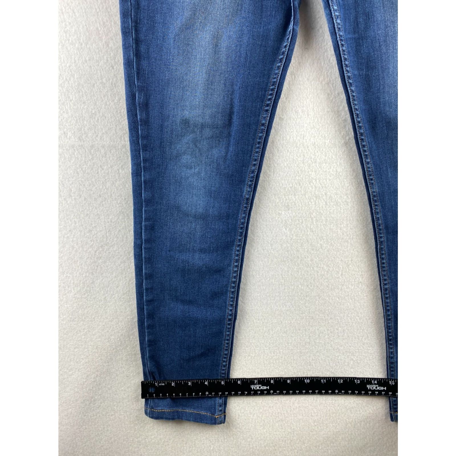 Levi's Levi's 525 Jeans Women 5-Pocket Denim Skinny Blue Dark Wash 32 Regular Stretch Pockets Logo Belt Loops Mid Rise Size 24" / US 00 / IT 34 - 6 Thumbnail
