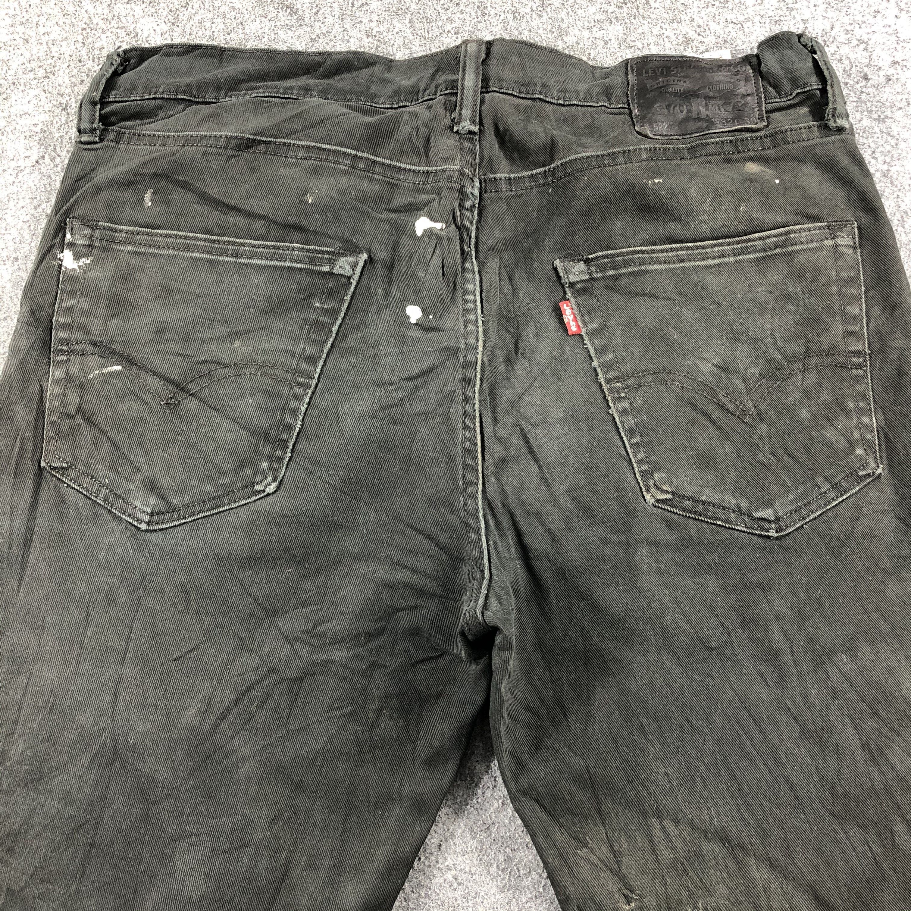 Levi's Vintage Faded Black Levis 501 Jeans-J2572 Size US 34 / EU 50 - 4 Thumbnail