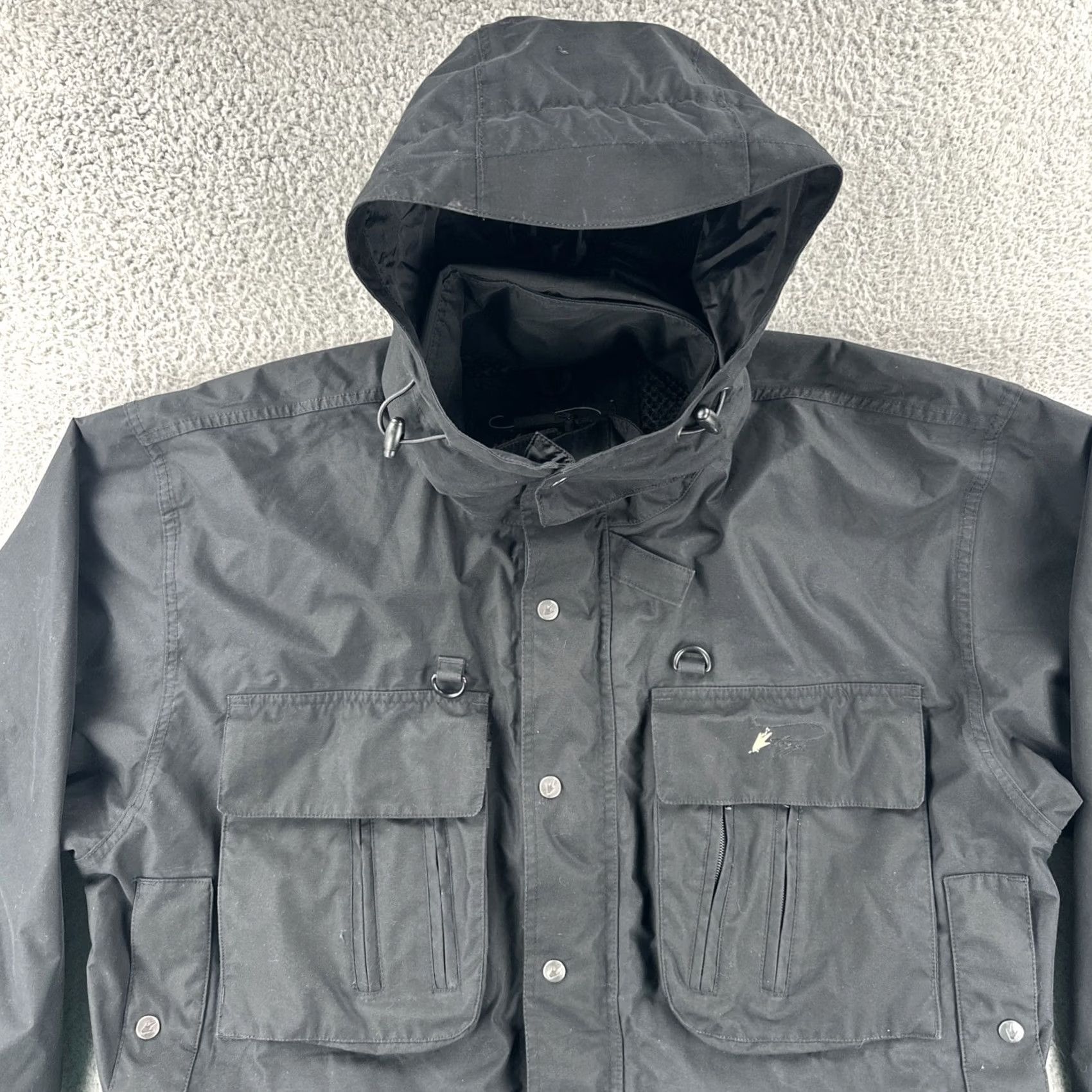 Vintage Frogg Toggs Jacket Full Zip Waterproof Black XL Men Rain Coat Hiking Outdoor Gear Size US XL / EU 56 / 4 - 5 Thumbnail