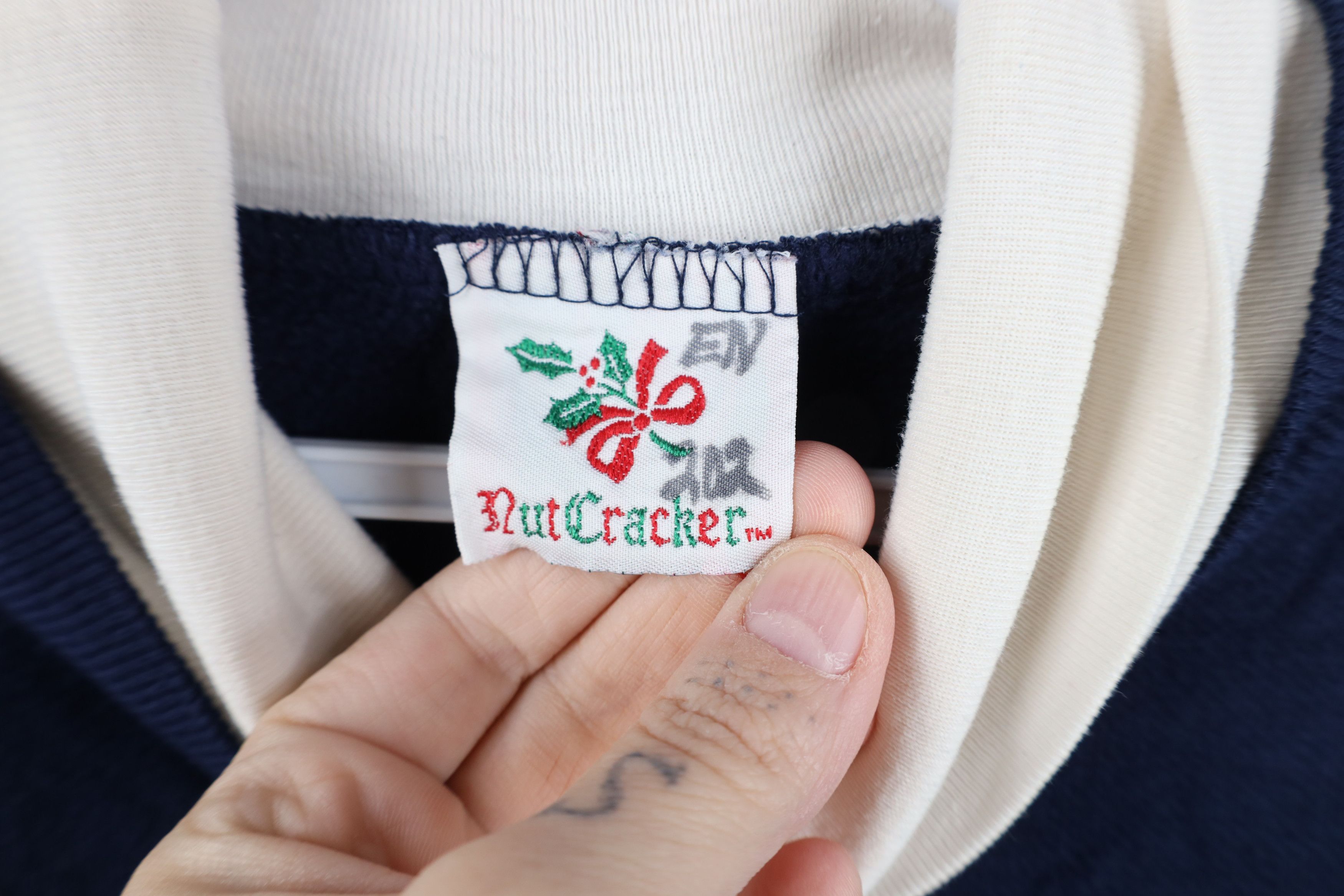 Vintage Vintage 90s Streetwear Winter Turtleneck Sweatshirt USA Size L / US 10 / IT 46 - 11 Thumbnail