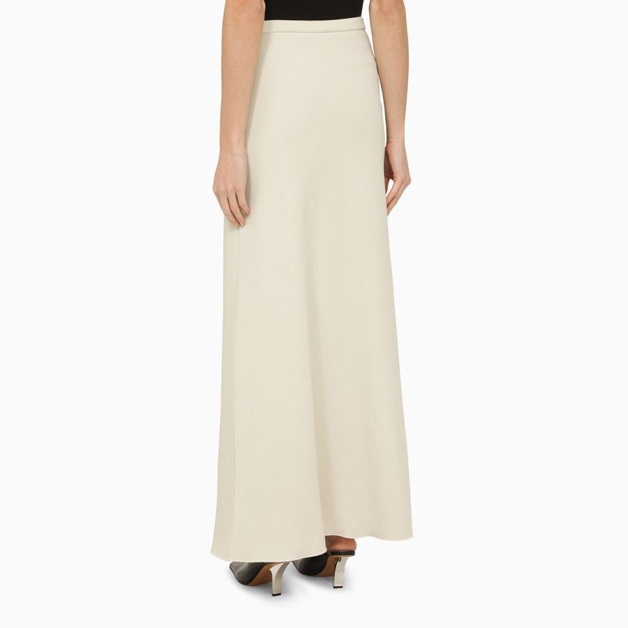 Max Mara o1d2blof0824 Long Skirt in Off White Size 30" / US 8 / IT 44 - 5 Thumbnail