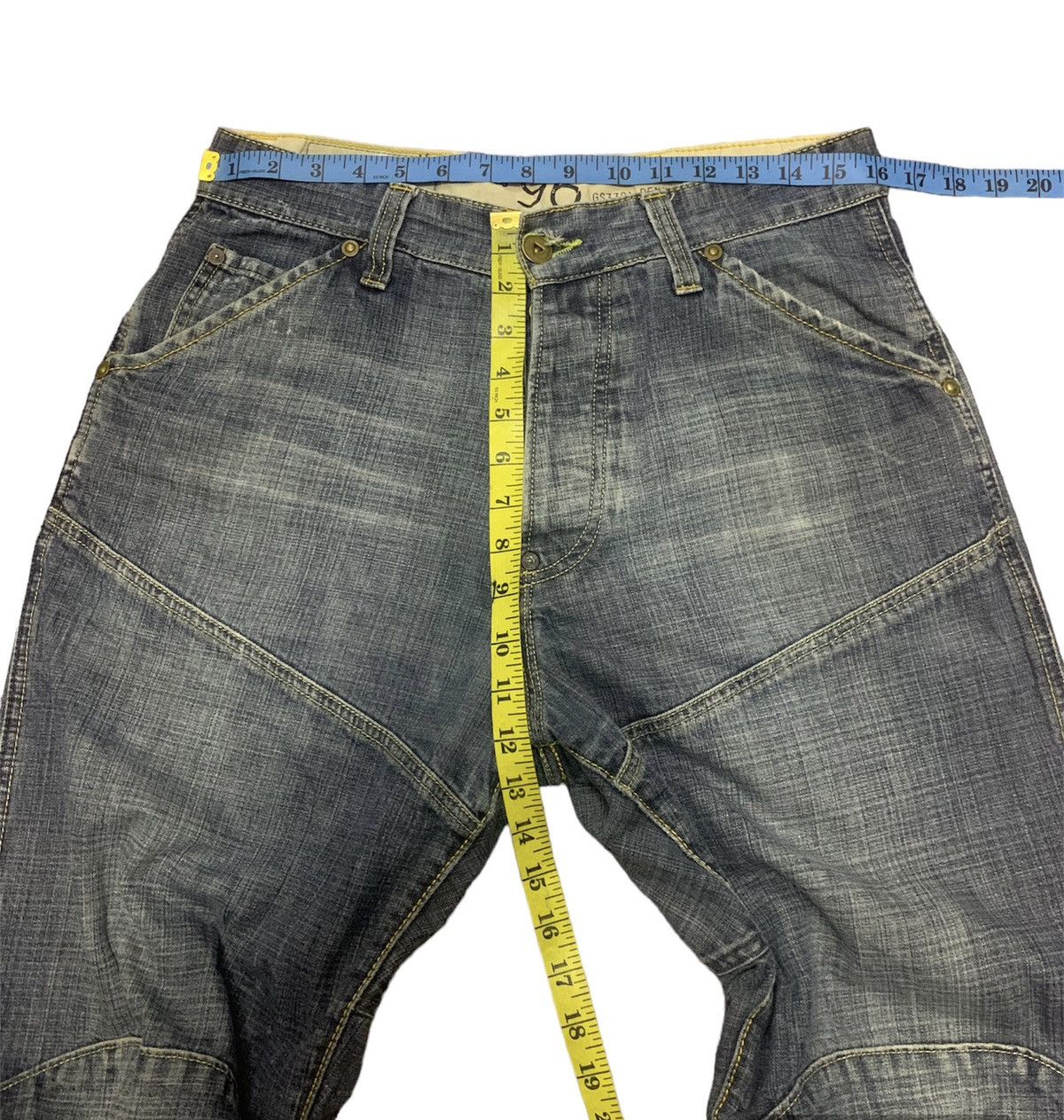 G-Star GSTAR RAW 96 DOUBLE KNEE DENIM Size US 32 / EU 48 - 17 Thumbnail