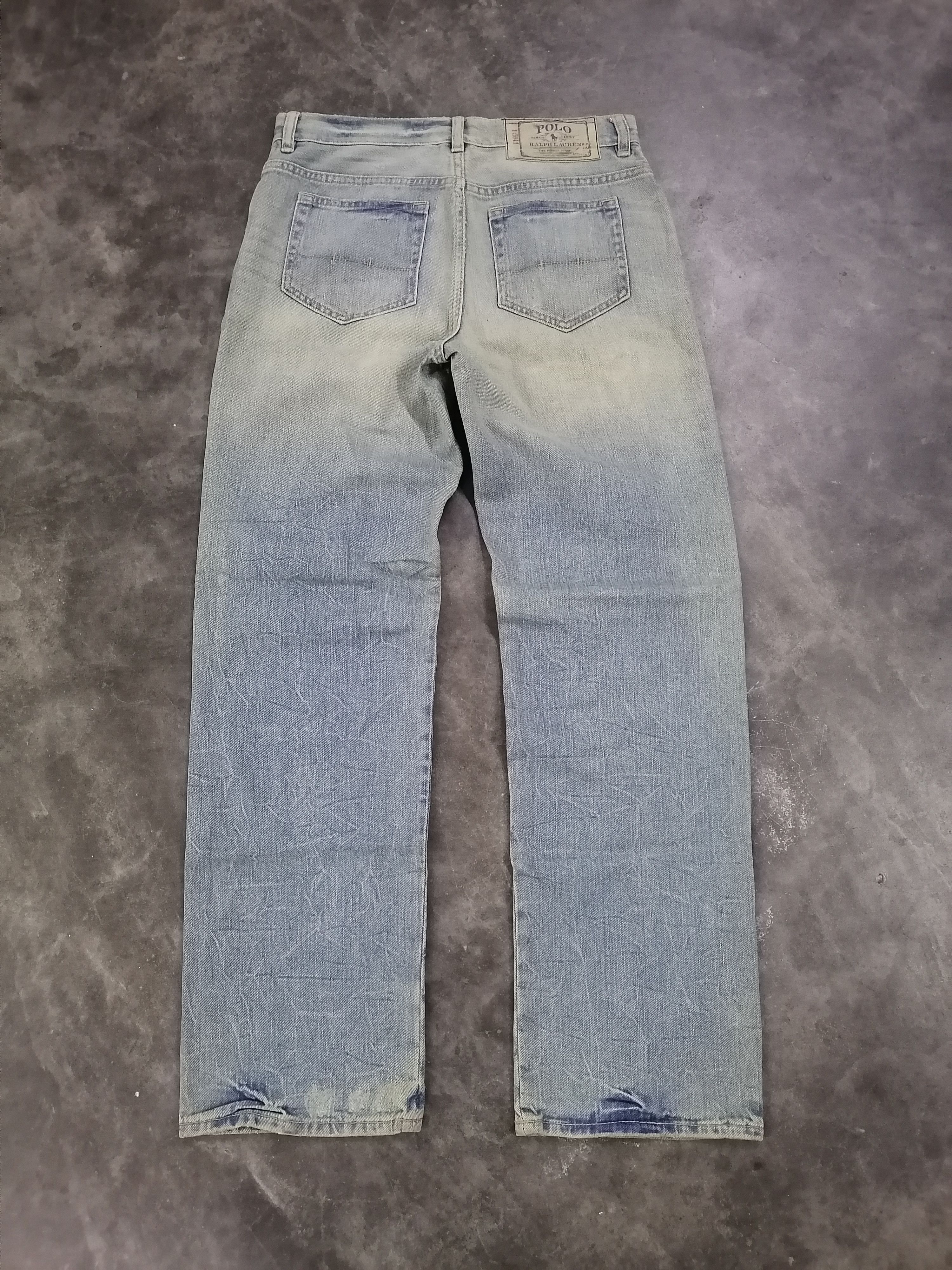 Polo Ralph Lauren × Vintage Vintage Polo Ralph Lauren PRL Distressed Denim Pants Size US 30 / EU 46 - 6 Thumbnail