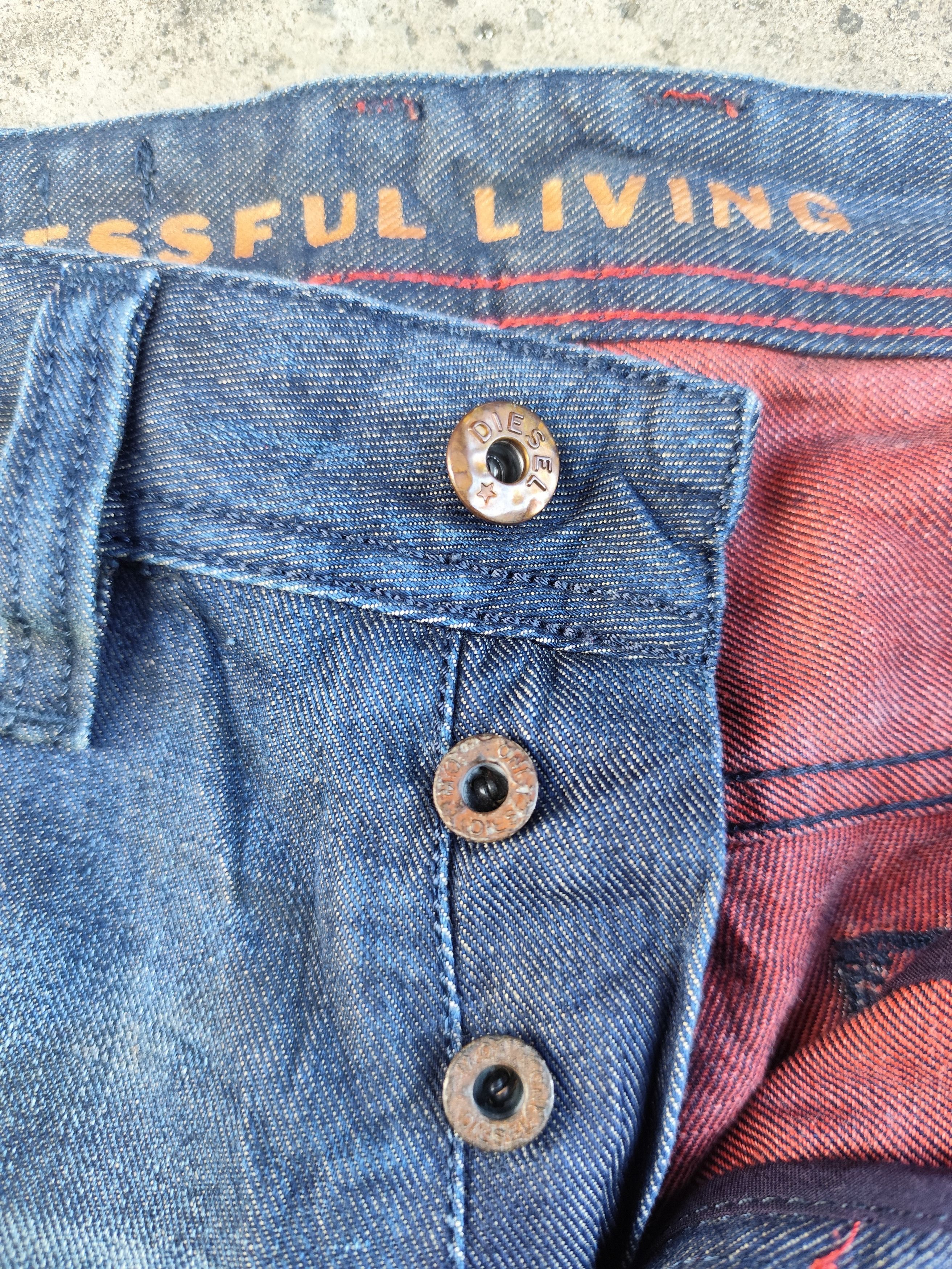 Diesel × Diesel Black Gold × Vintage Diesel jeans distressed Size US 30 / EU 46 - 8 Thumbnail