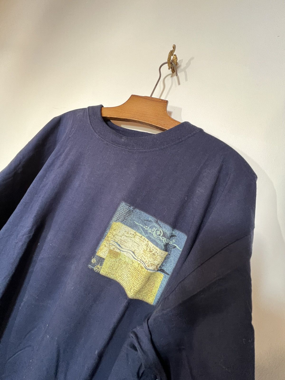 Band Tees And Oceans Longleeve shirt 1998 blue Size US XL / EU 56 / 4 - 2 Thumbnail