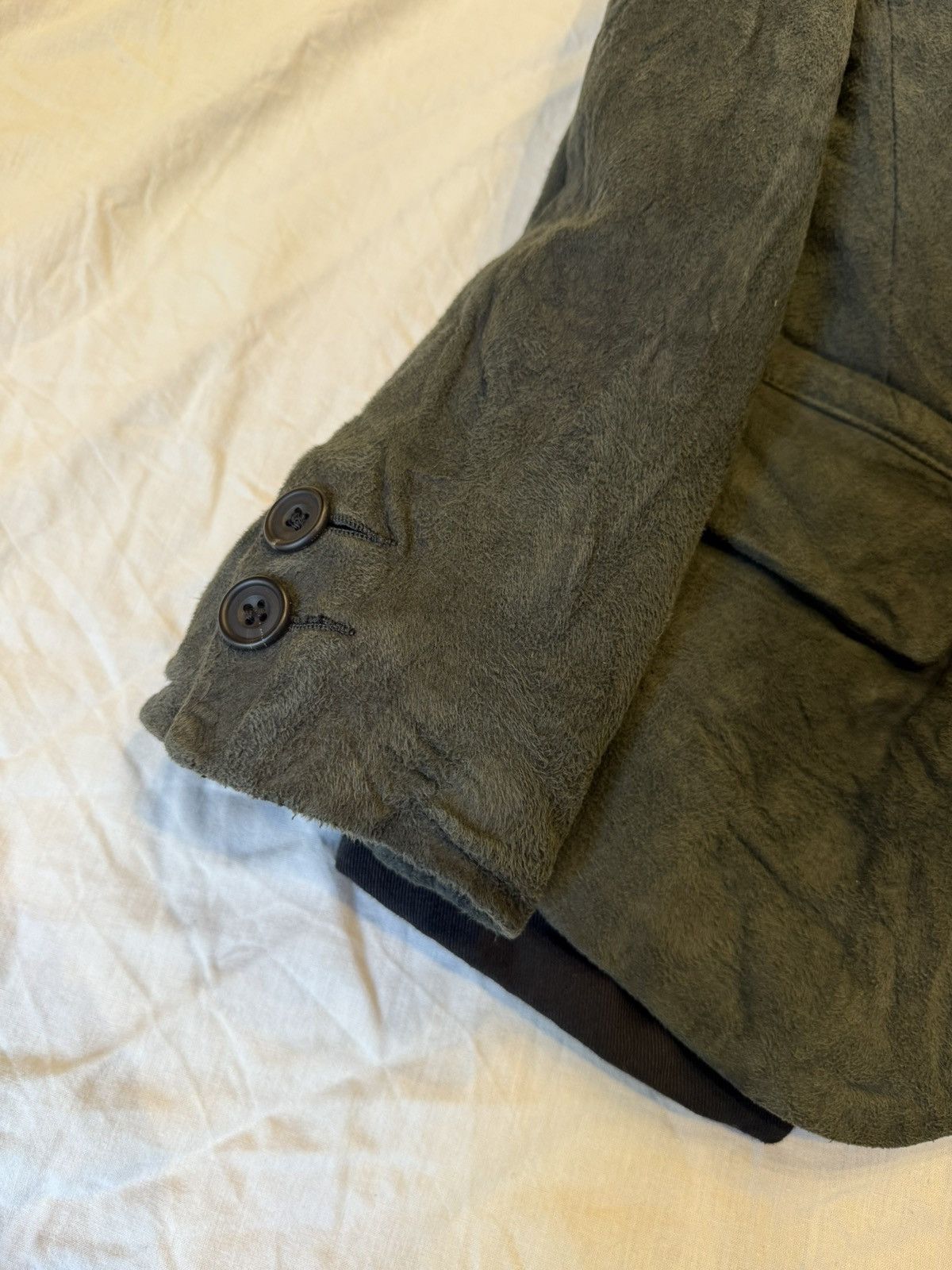 Paul Harnden Shoemakers Green chamois pocket blazer Size US L / EU 52-54 / 3 - 3 Thumbnail