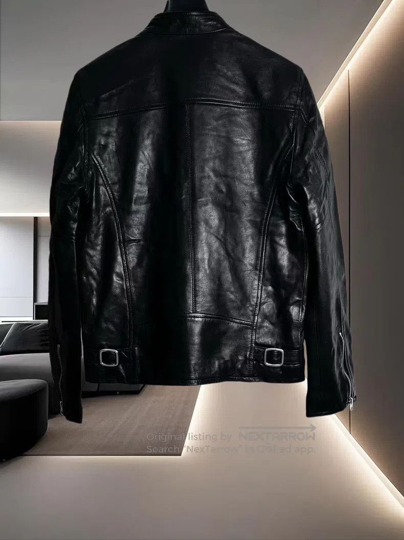 Other NYC Men's Leather Long Sleeve Jacket Size US S / EU 44-46 / 1 - 2 Thumbnail