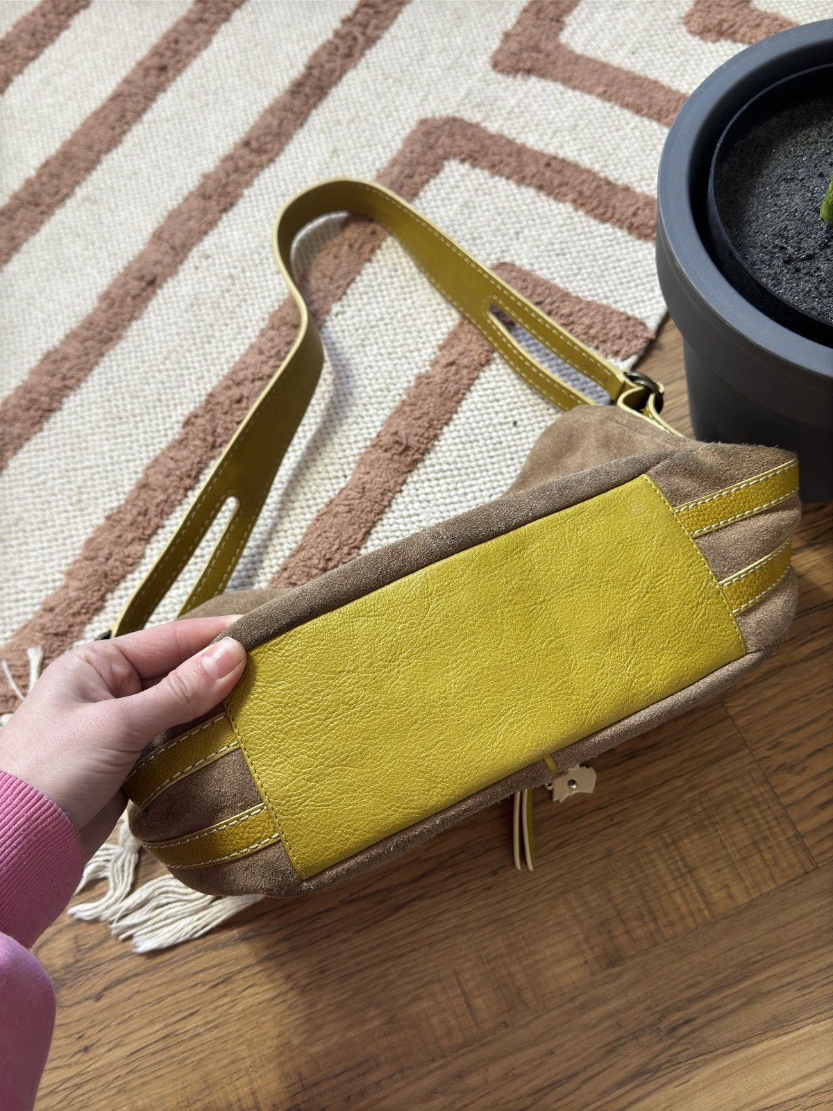 Vintage VINTAGE RADLEY SUEDE 2000s BAGUETTE BAG Size ONE SIZE - 4 Thumbnail