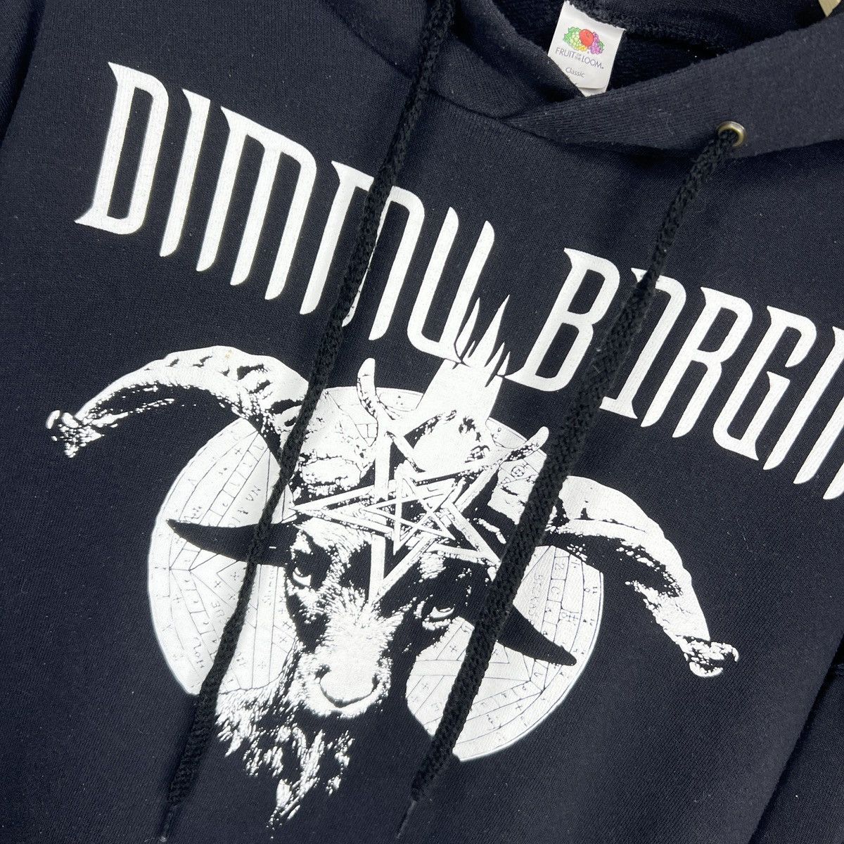 Band Tees × Vintage Vintage Dimmu Borgir Hoodie 90s 👁️ BIG LOGO + BACK LOGO 👁️ Size US XL / EU 56 / 4 - 7 Thumbnail