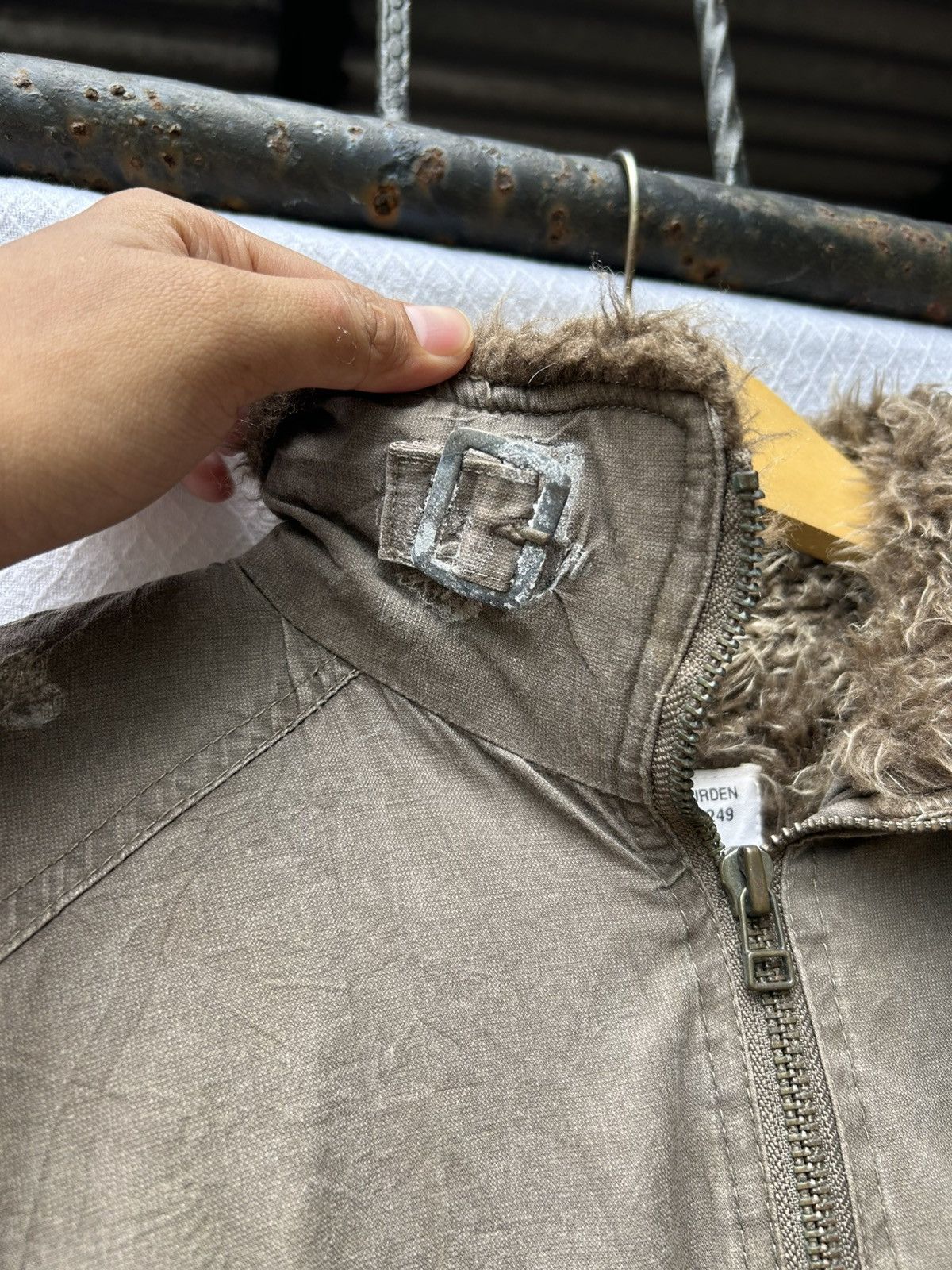 Japanese Brand Faux fur zip jacket Ifsixwasnine kmrii styled Size US L / EU 52-54 / 3 - 6 Thumbnail