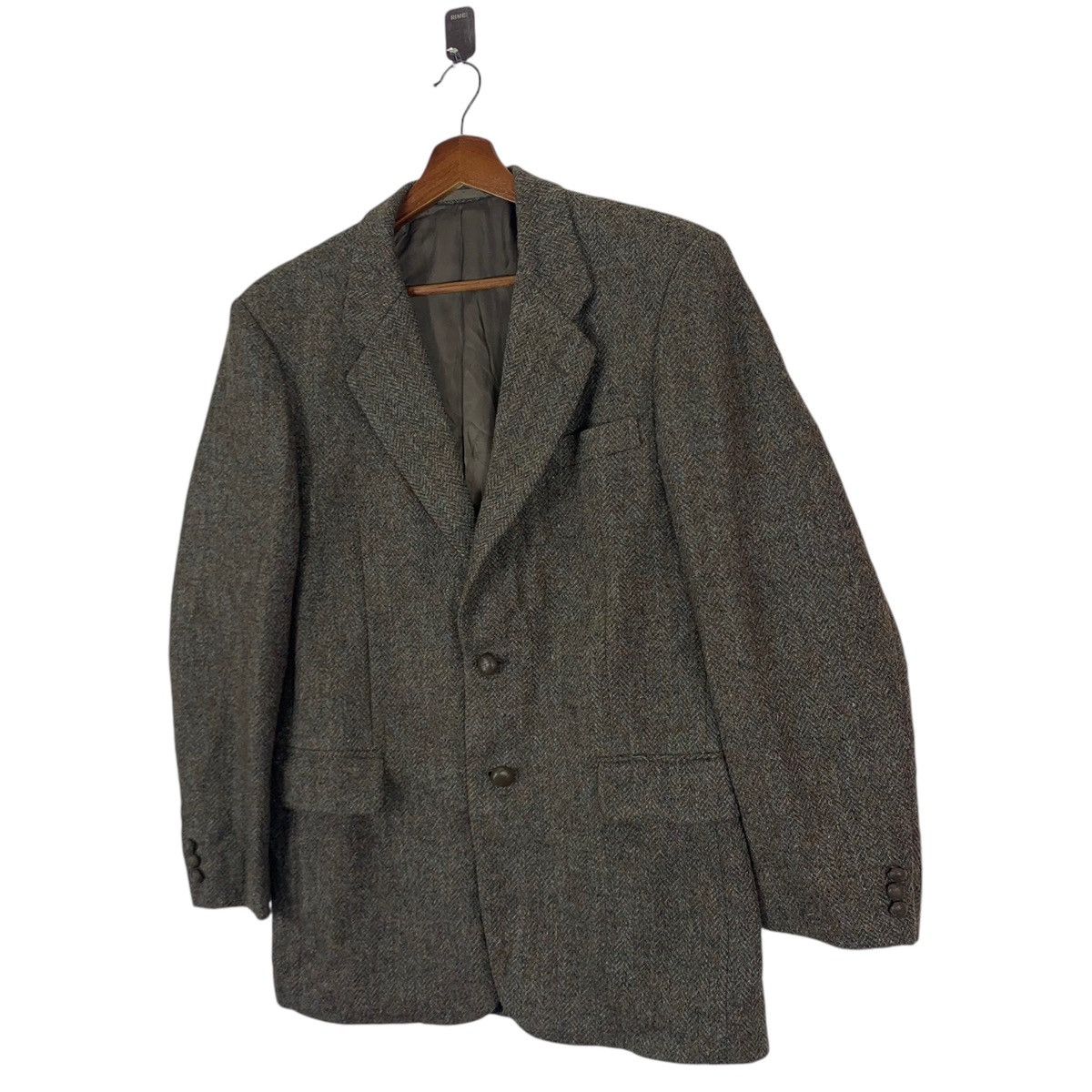 Harris Tweed × Vintage 🔥🔥HARRIS TWEED HAND WOVEN WOOL COAT Size US M / EU 48-50 / 2 - 2 Thumbnail