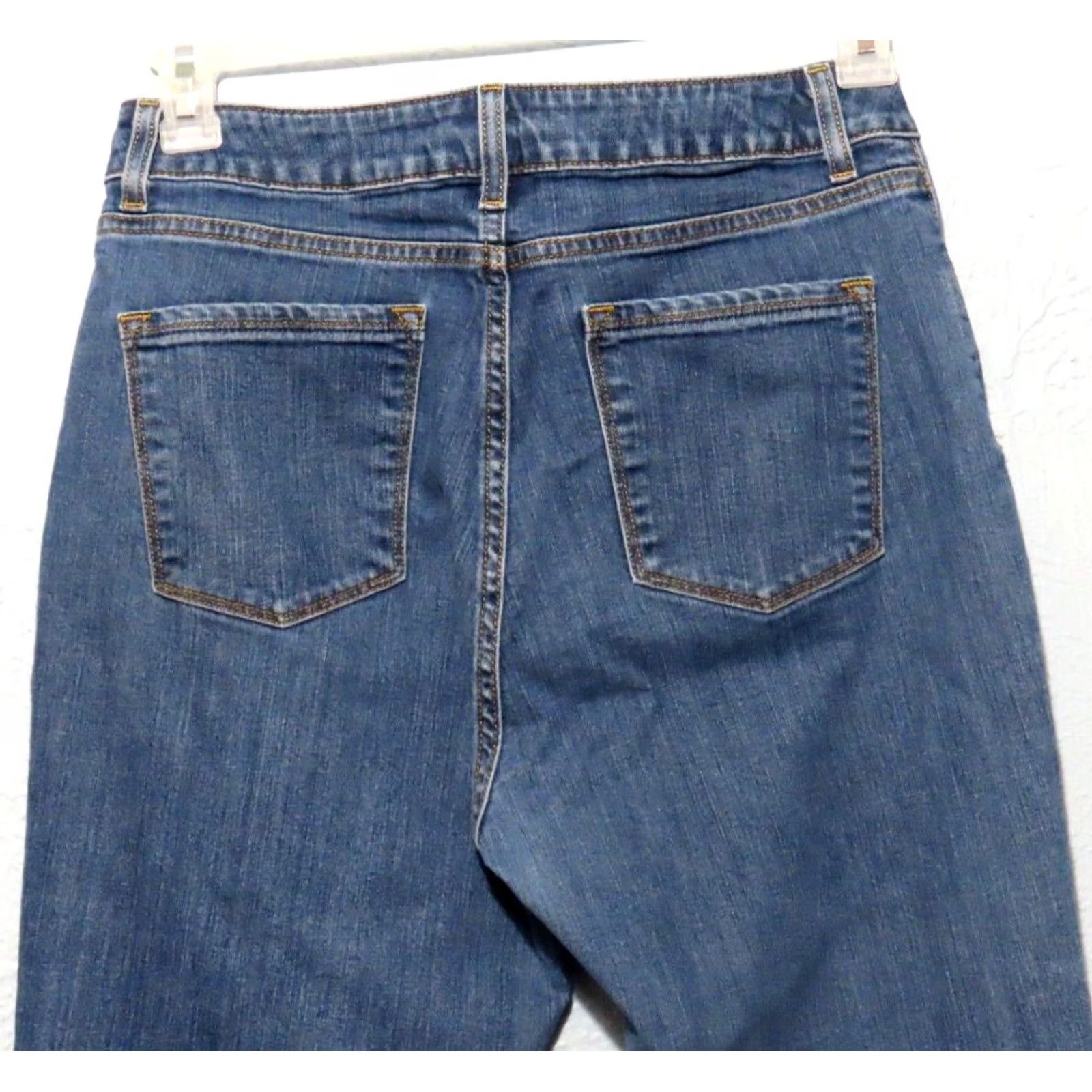 Vintage VINTAGE? LL Bean Womens Jeans 10 Regular Classic Fit True Shape Blue 29x28 Denim Straight High Rise Middle Wash Women Jeans Size 32" / US 10 / IT 46 - 6 Thumbnail