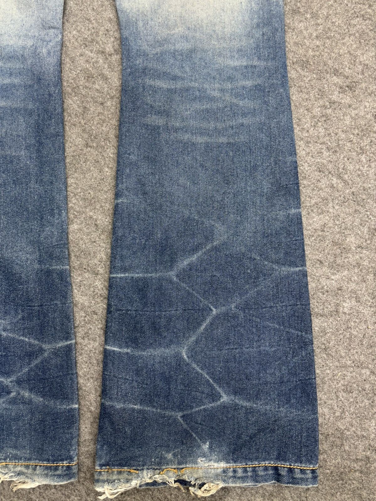 Seditionaries 💥Sick Super Flare Patchwork💥Icom Distressed Denim F596 Size US 34 / EU 50 - 17 Thumbnail