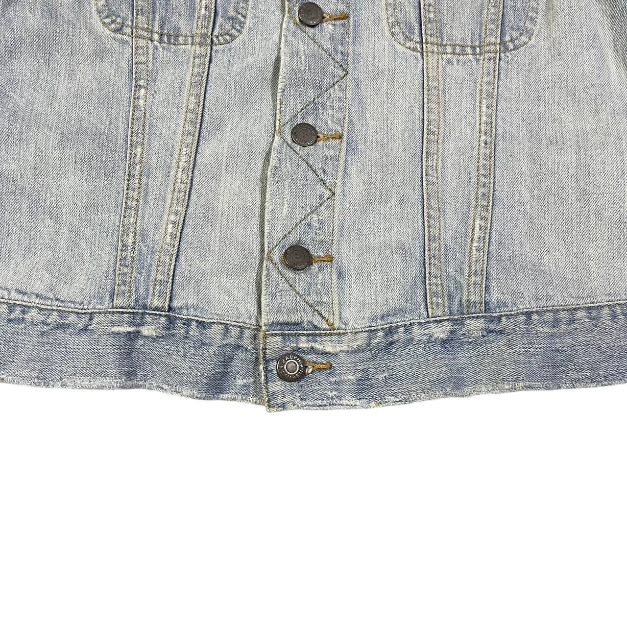 Polo Ralph Lauren Crazy Thrashed Ralph Lauren Trucker Denim Jacket Vintage Size US XS / EU 42 / 0 - 8 Thumbnail