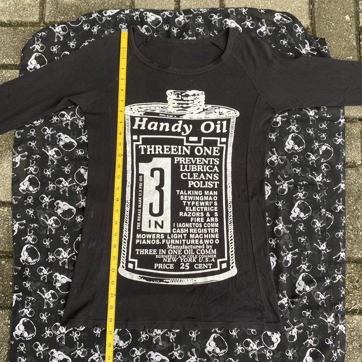 Vintage Japanese Handy Oily 3in1 Poem Slim Fit Longsleeve Tshirt Size US M / EU 48-50 / 2 - 16 Thumbnail