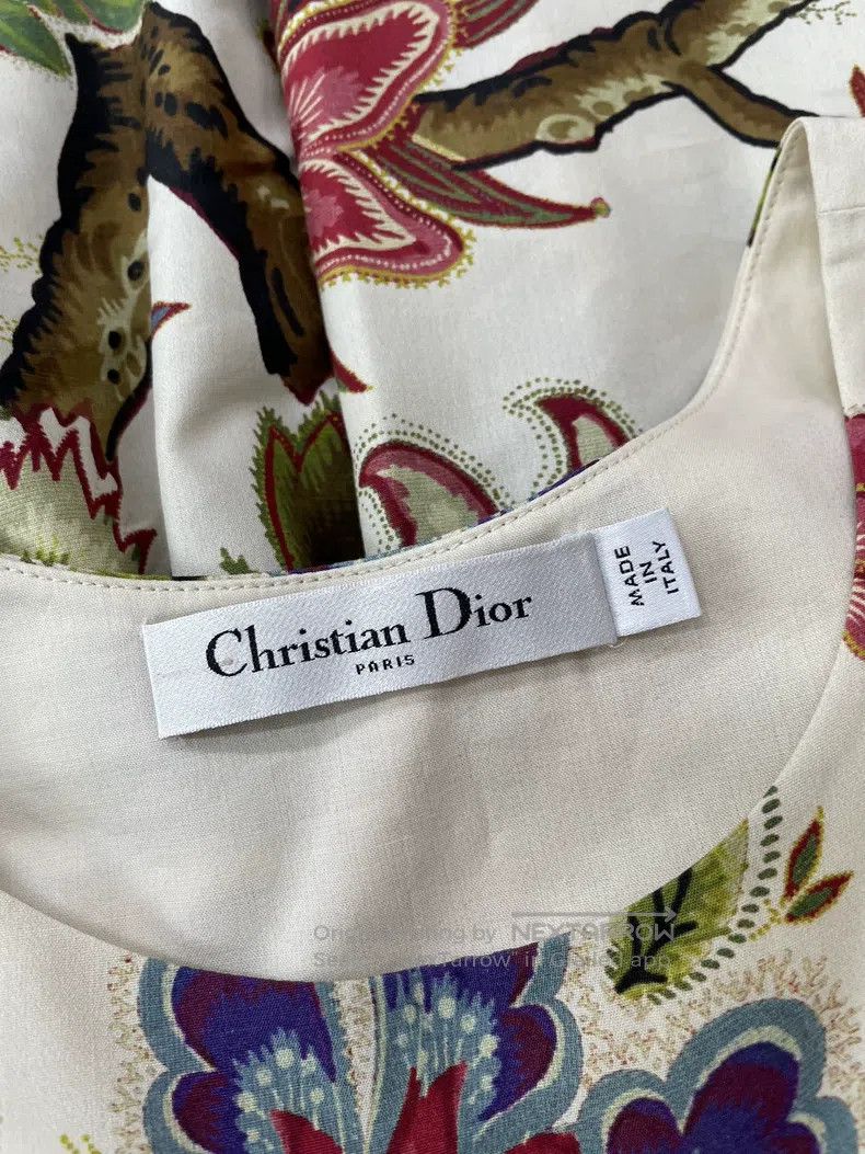 Dior Dior Colourful printed Duffy sleeve short sleeves Size XS / US 0-2 / IT 36-38 - 4 Thumbnail